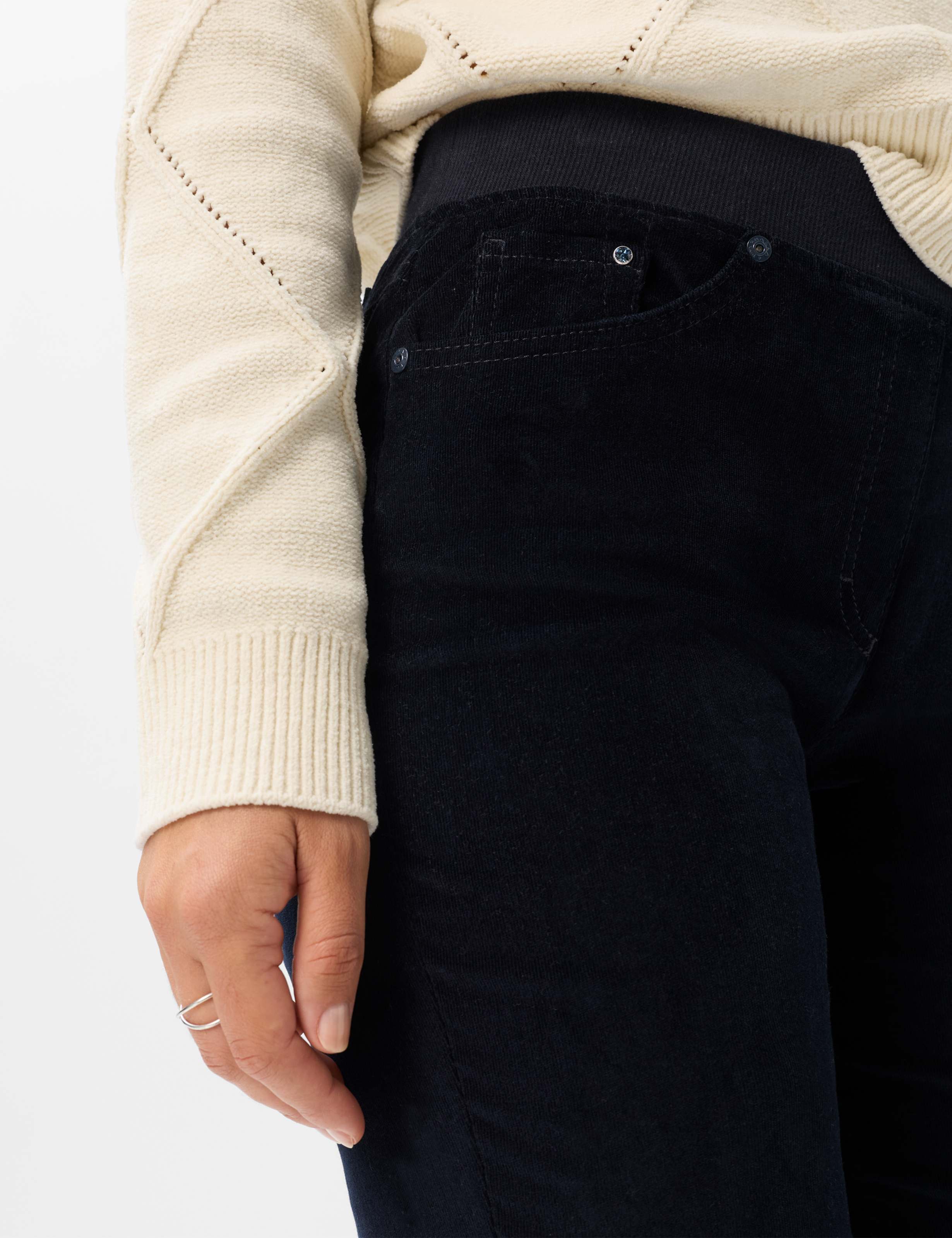 Femme Style PAMINA Bleu Foncé Slim Fit Détail 2