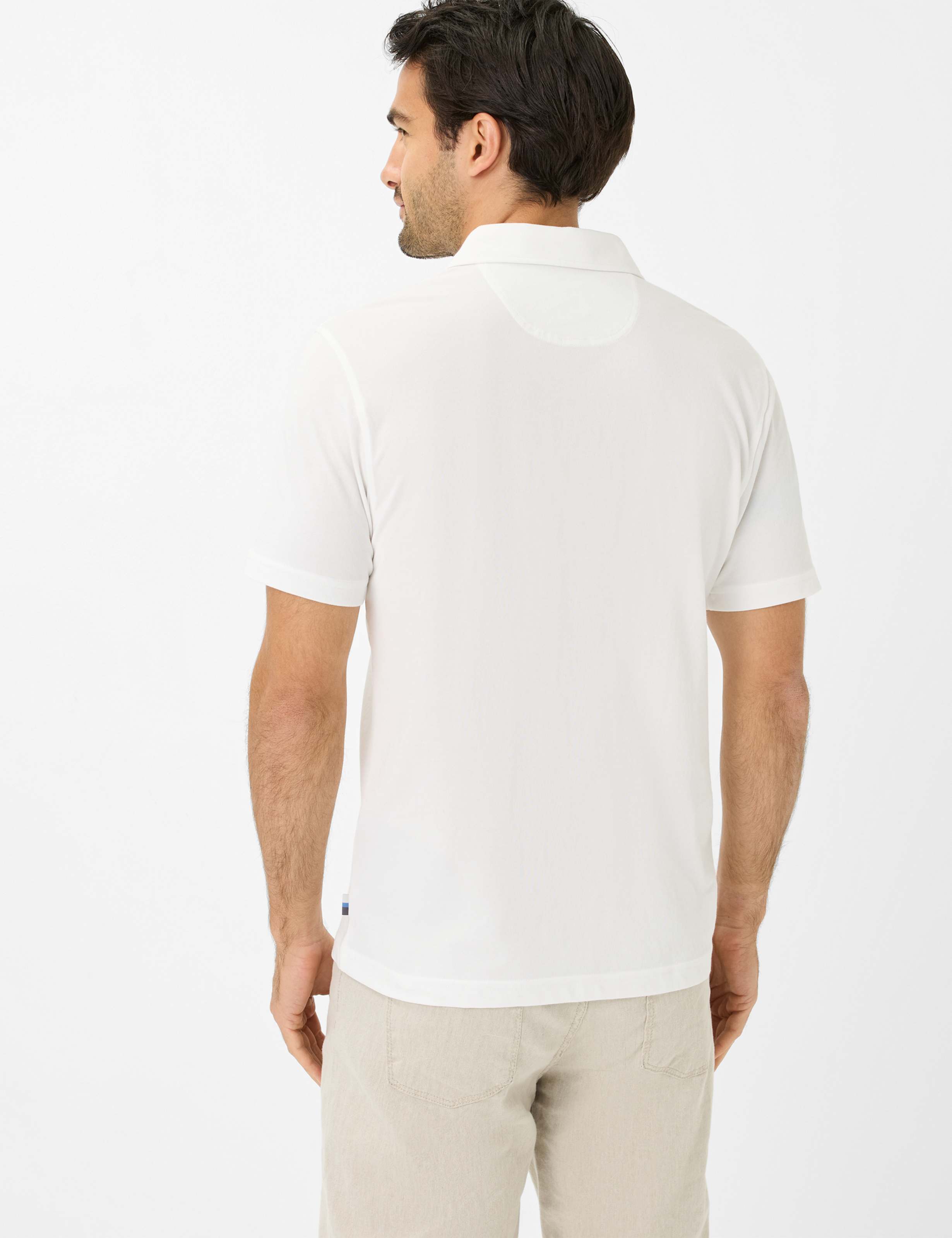 Men Style PEPE Cream White  Model back