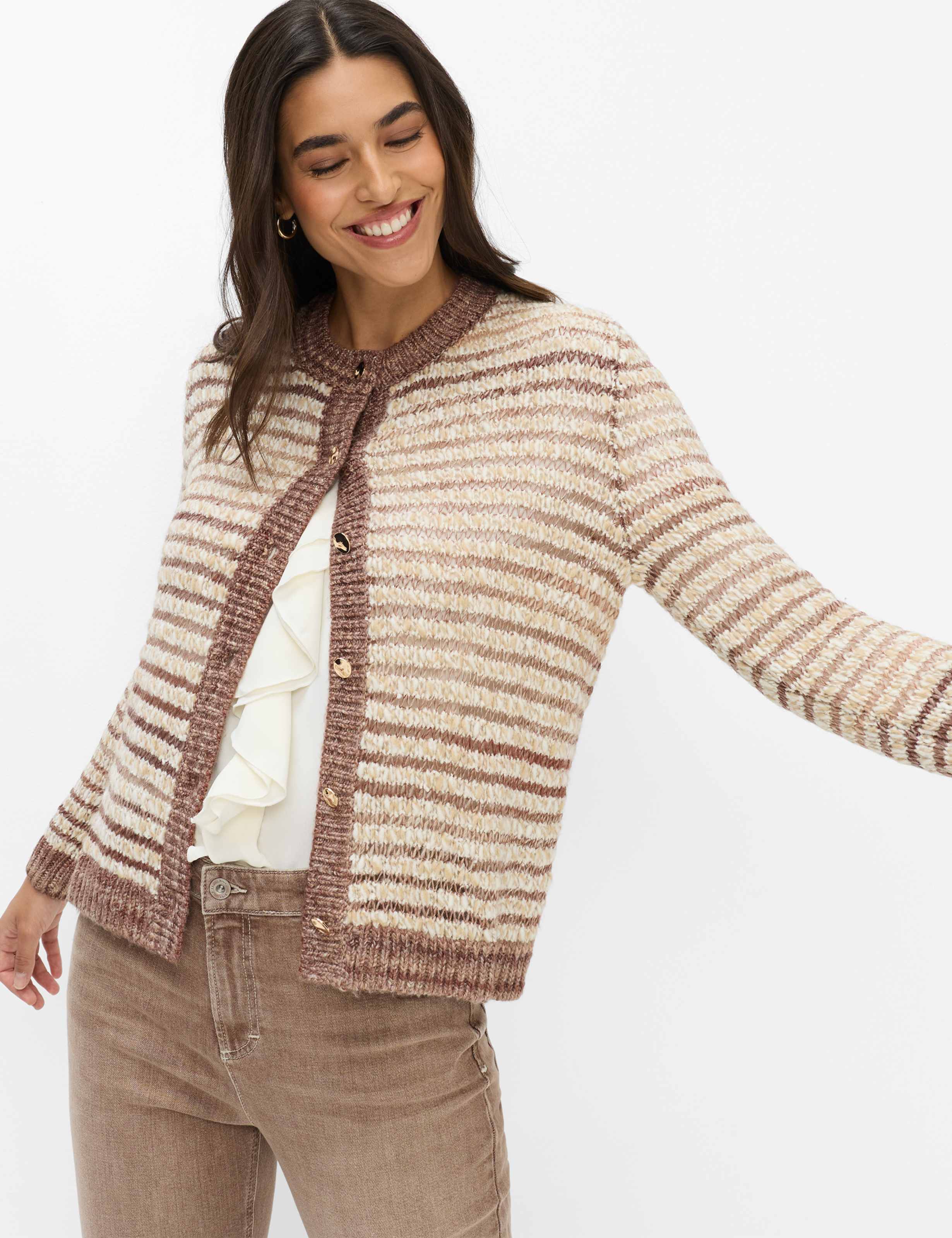 Tons bruns, Femme, Style ANN, MODEL_FRONT_ISHOP