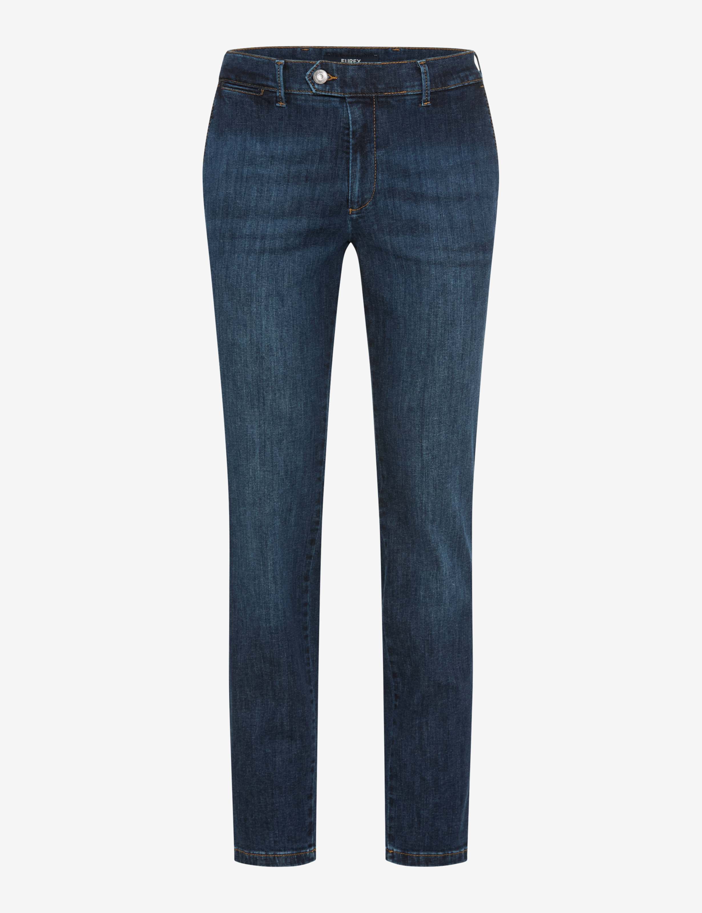 Heren Style JOHN Denim Blauw Regular Modern Regular Fit Beeld voorkant