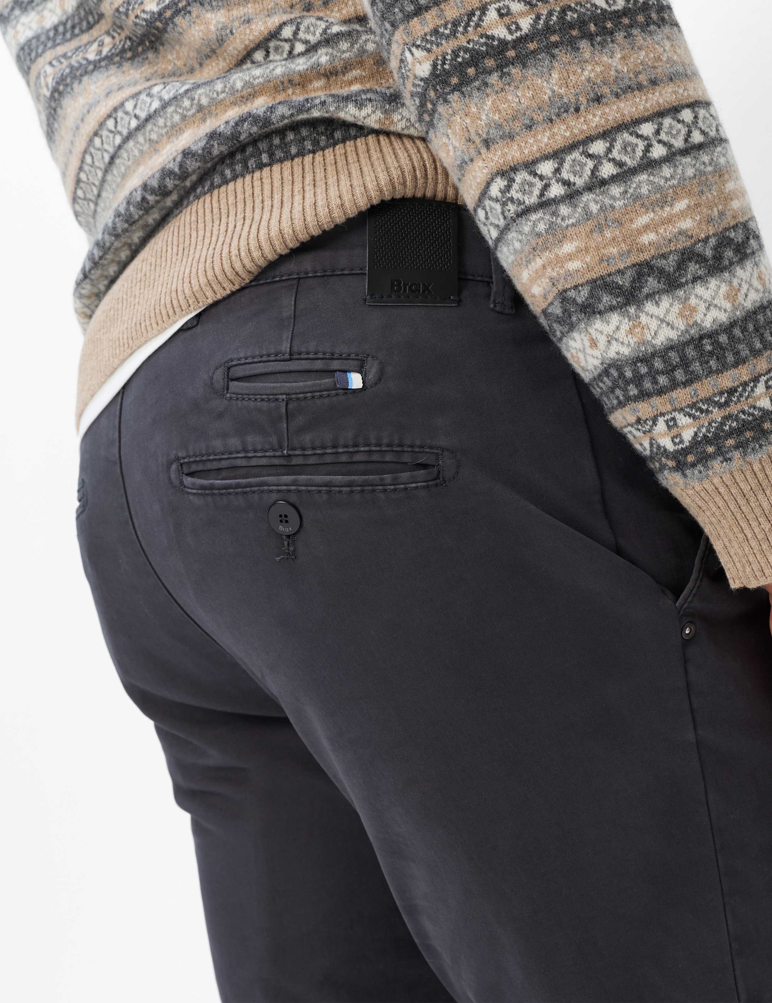 Herren Style FABIO TT Dunkelgrau Modern Fit Detail 2