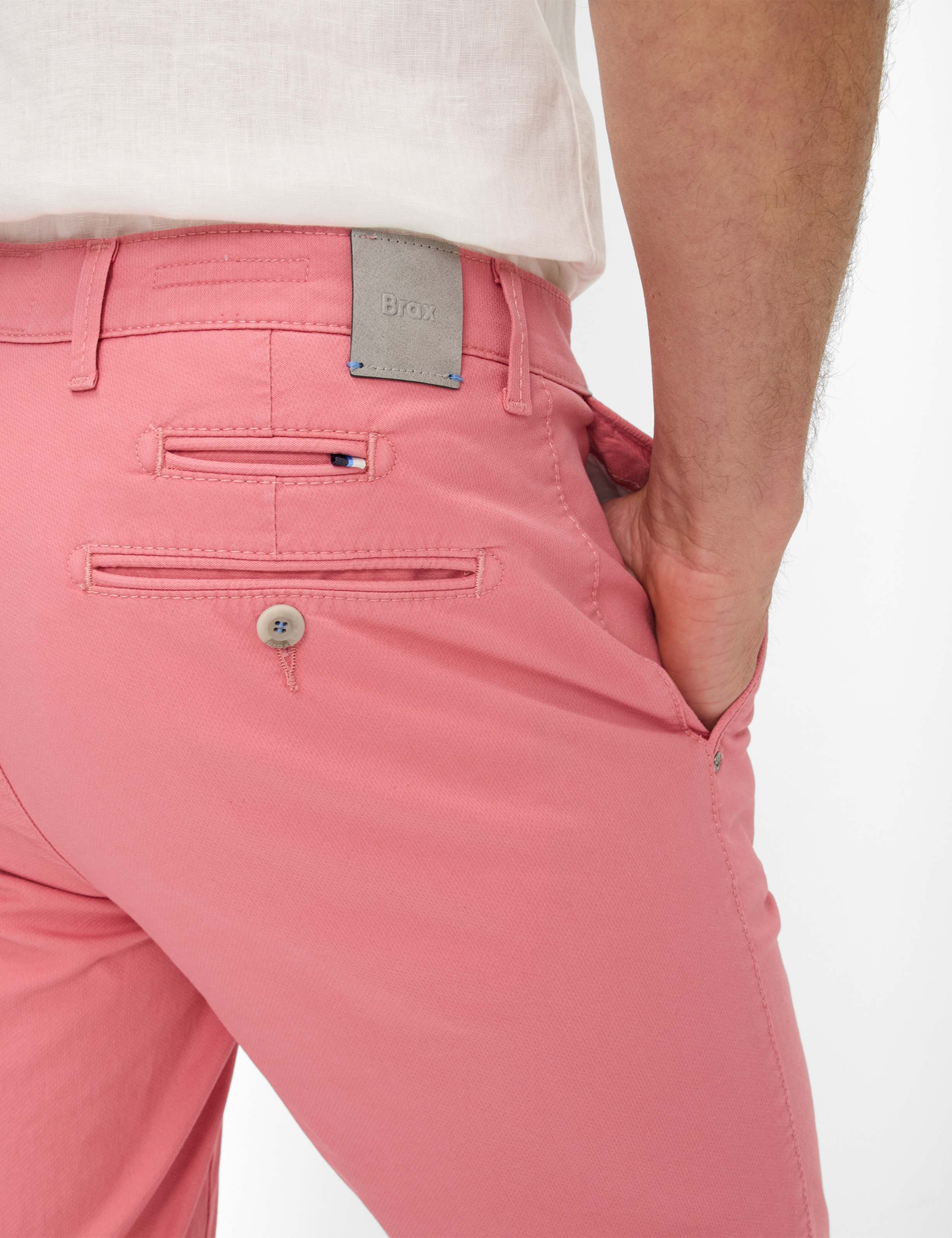 Homme Style FABIO IN Pink Modern Fit Détail 2