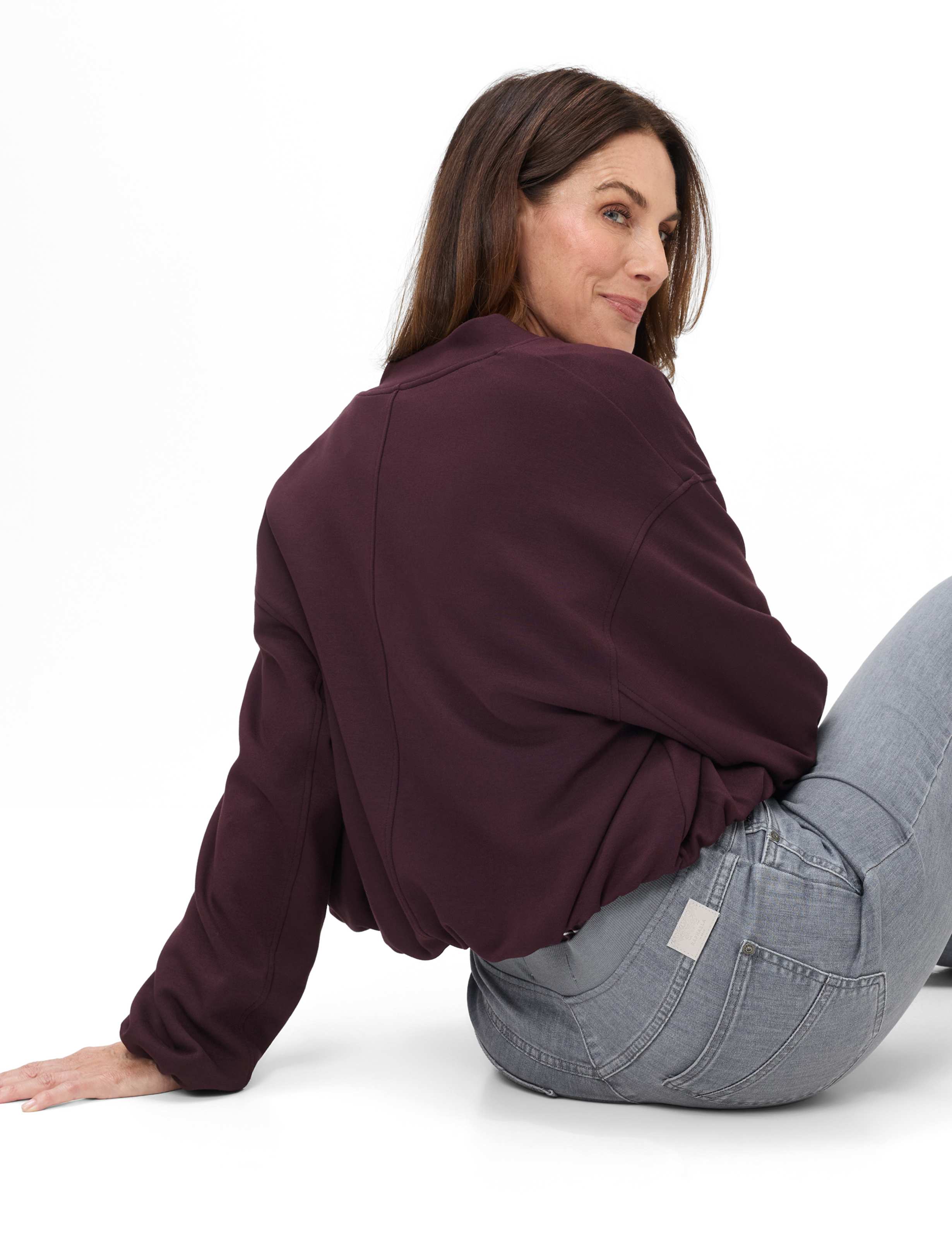 Damen Style CARINA Denim Grau Comfort Plus Fit Detail 1