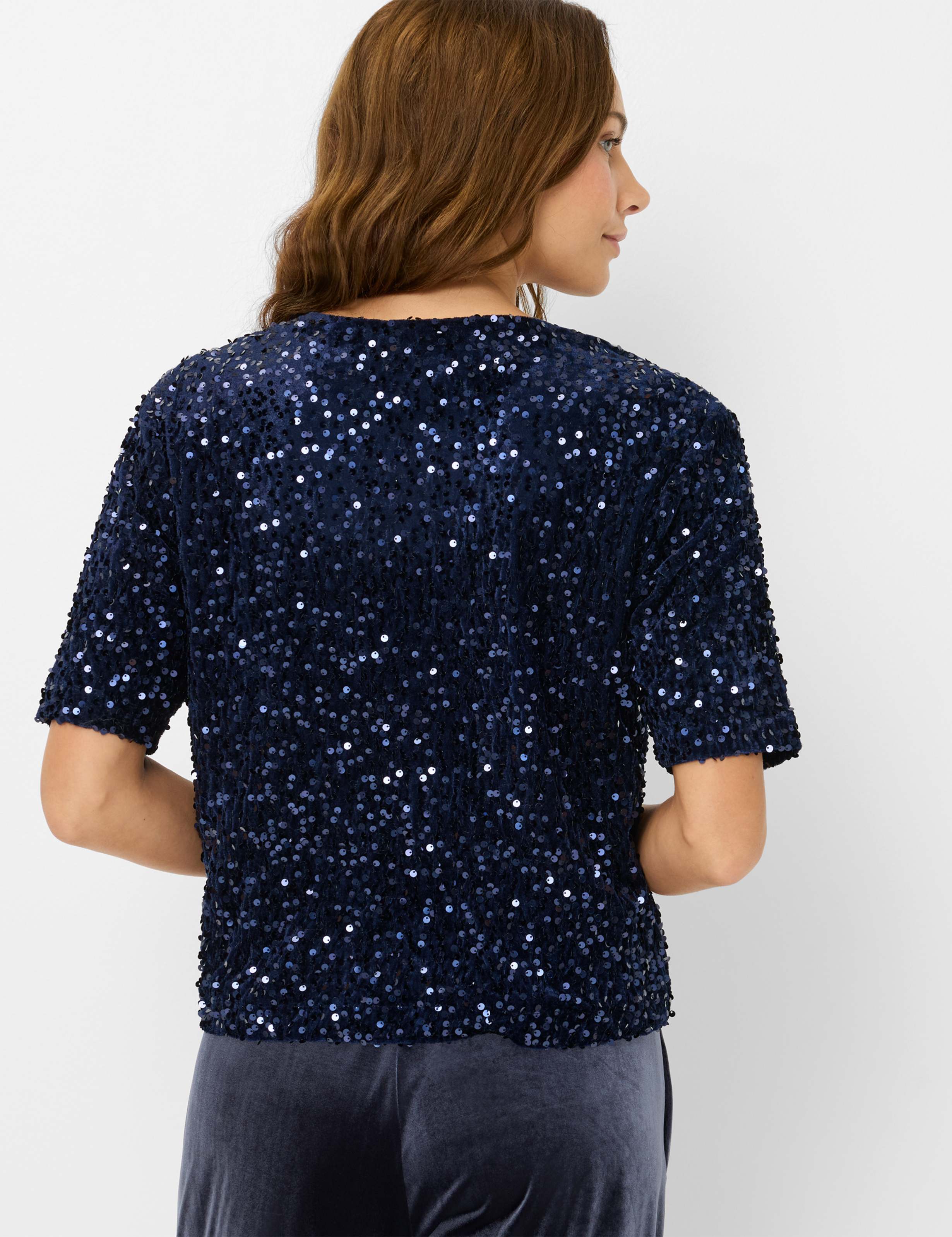 Thumbnail - Brax Damen Shirt Style CARA S midnight blue, dunkelblau, Gr. 40