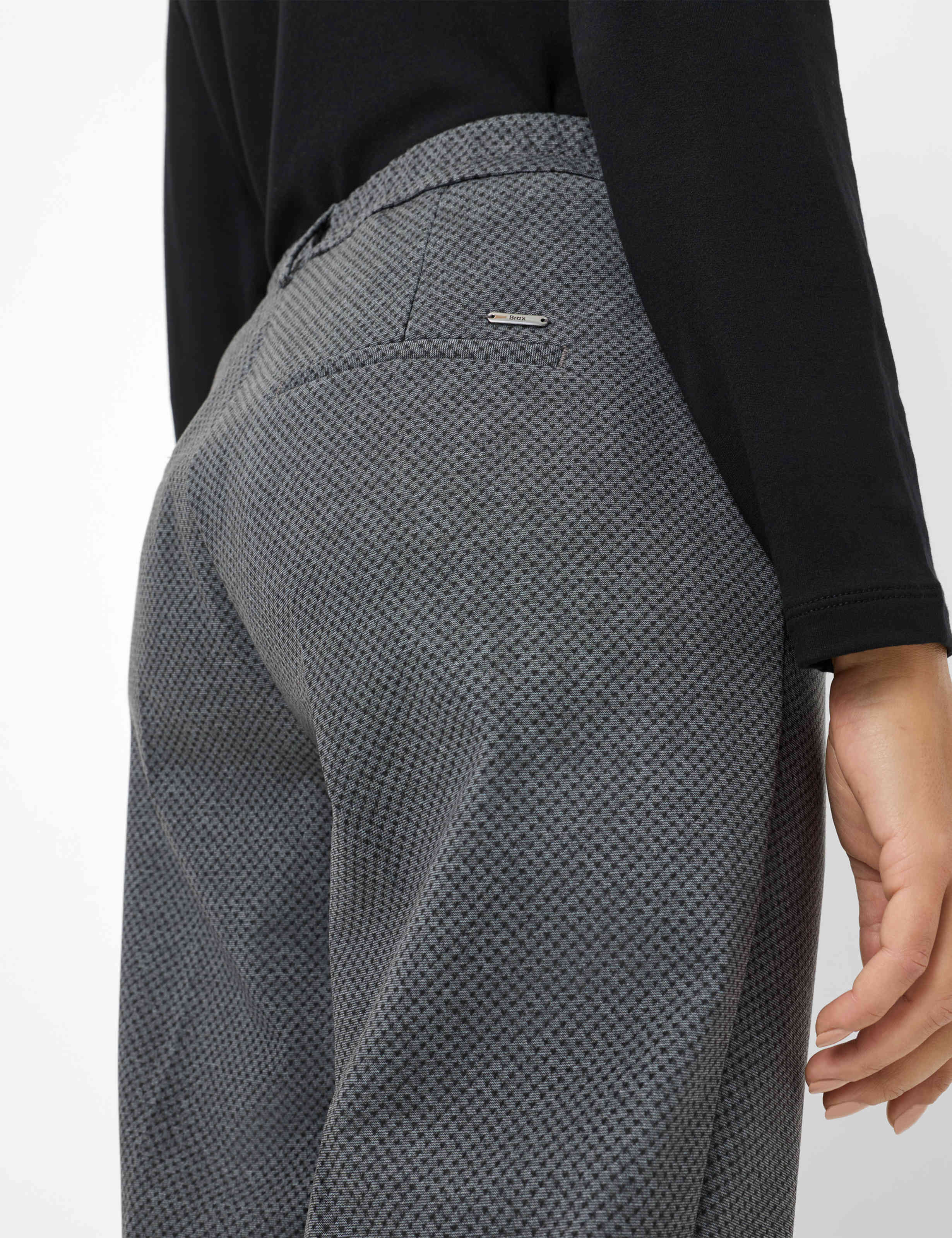 Dames Style MARON S Mediumgrijs Regular Fit Detail 2