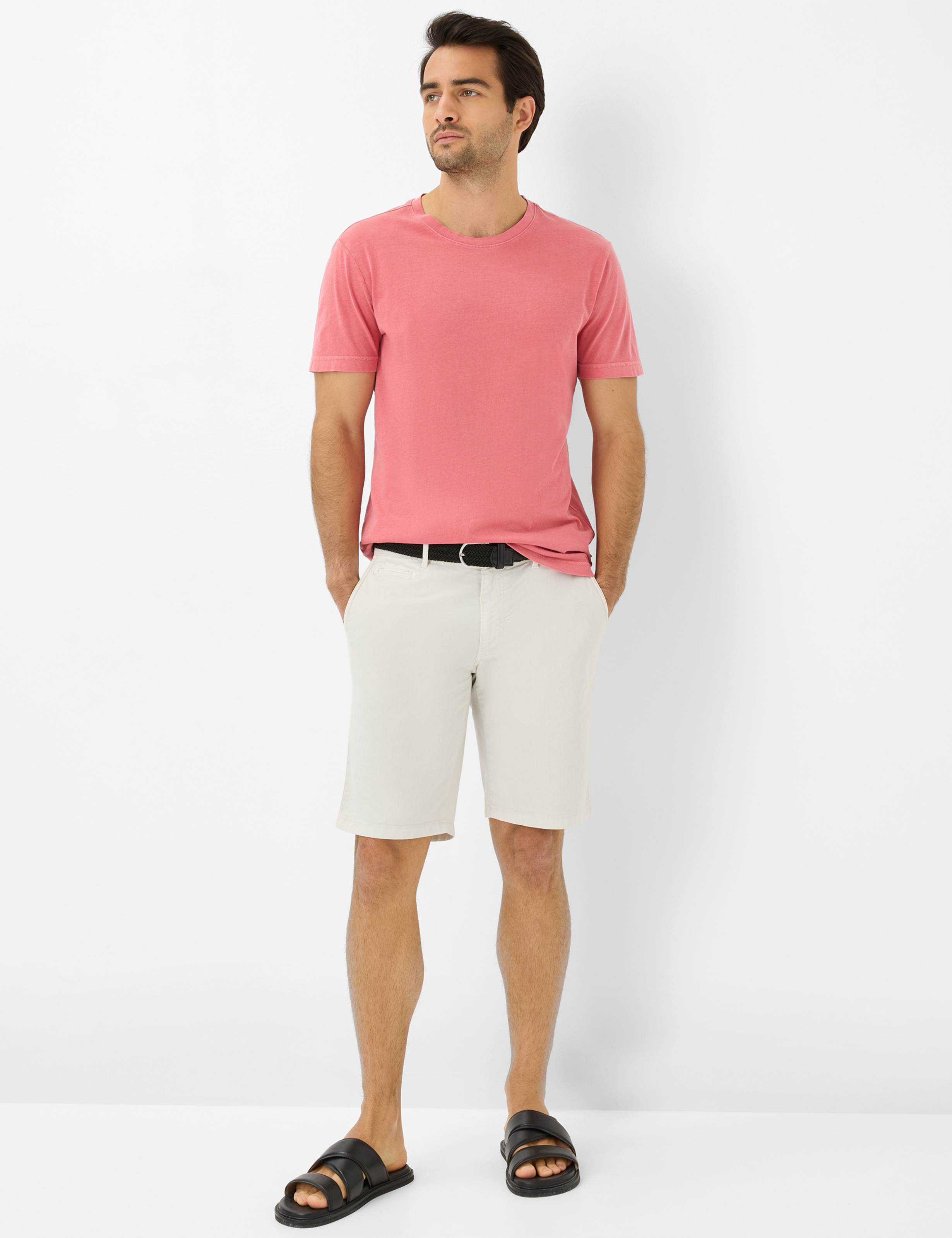 Herren Style TED Hellrot  Model Outfit