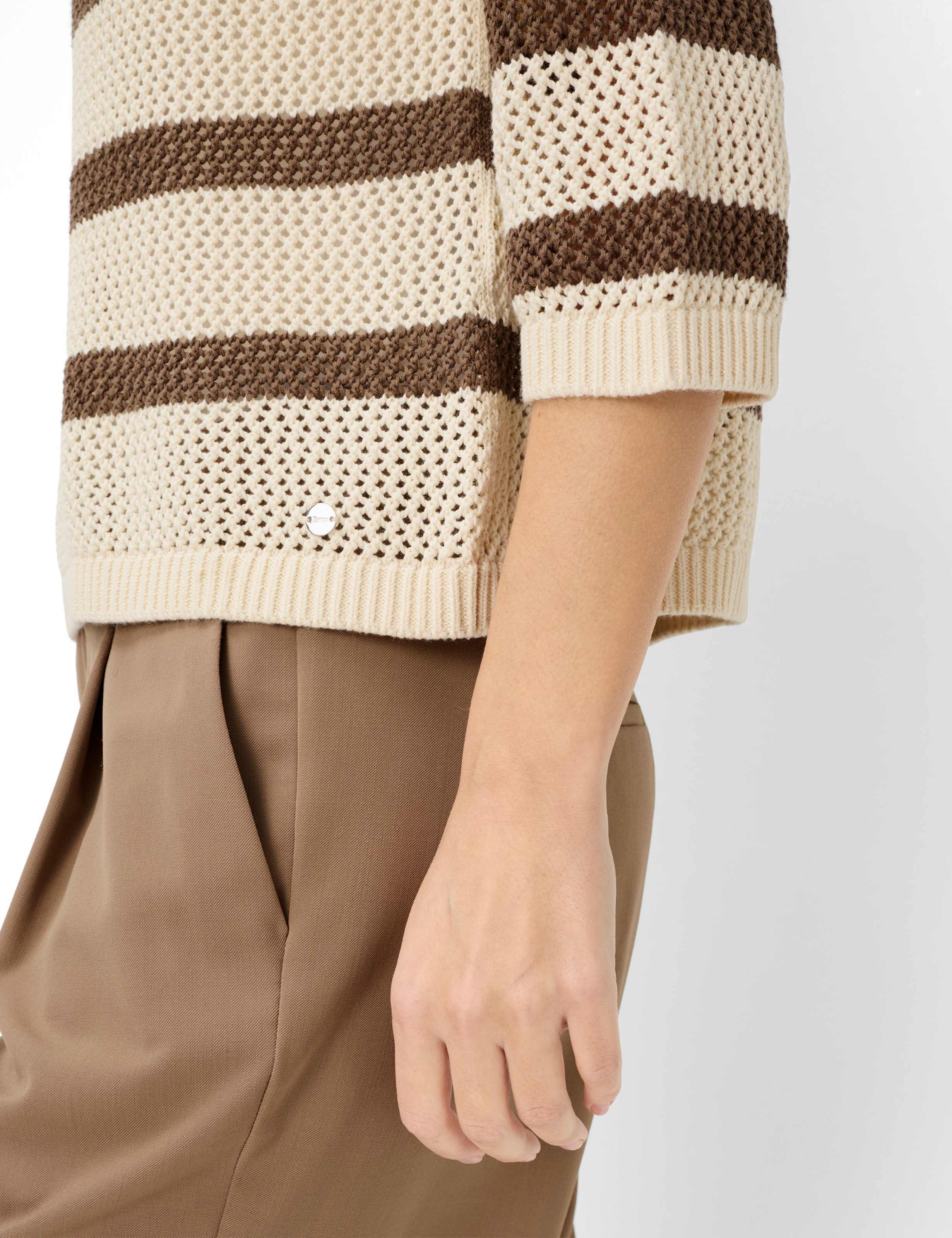 Femme Style NALA Marron Foncé  Détail 2