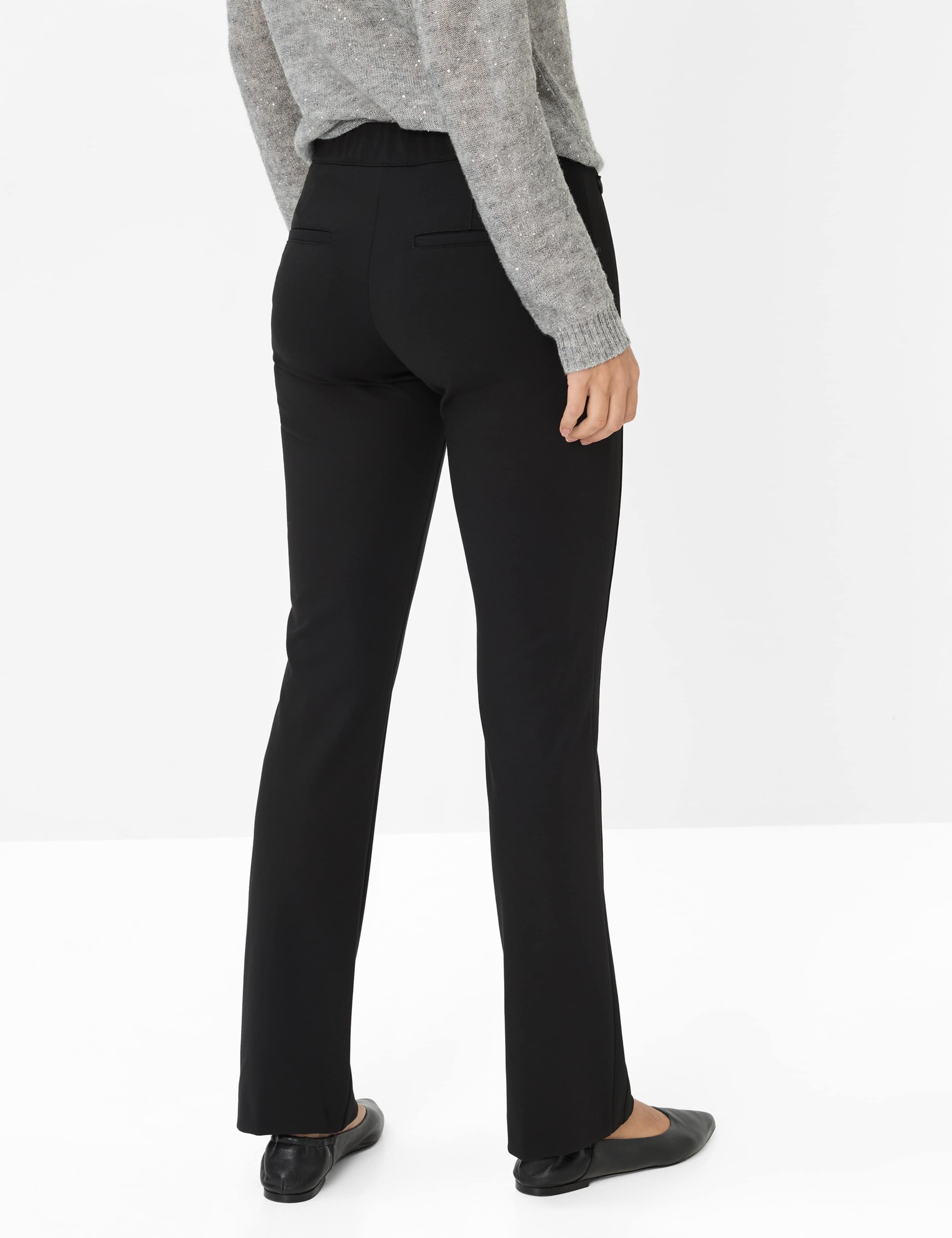 Damen Style MALOU Schwarz Skinny Fit Model Rueck