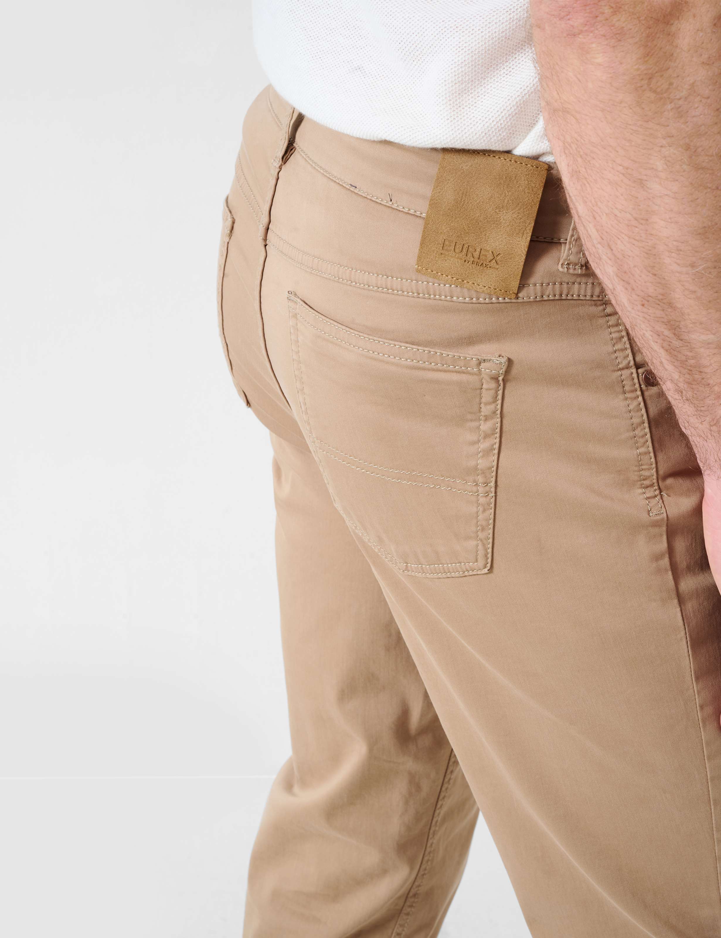 Men Style CARLOS Light Brown Regular Fit Detail 2