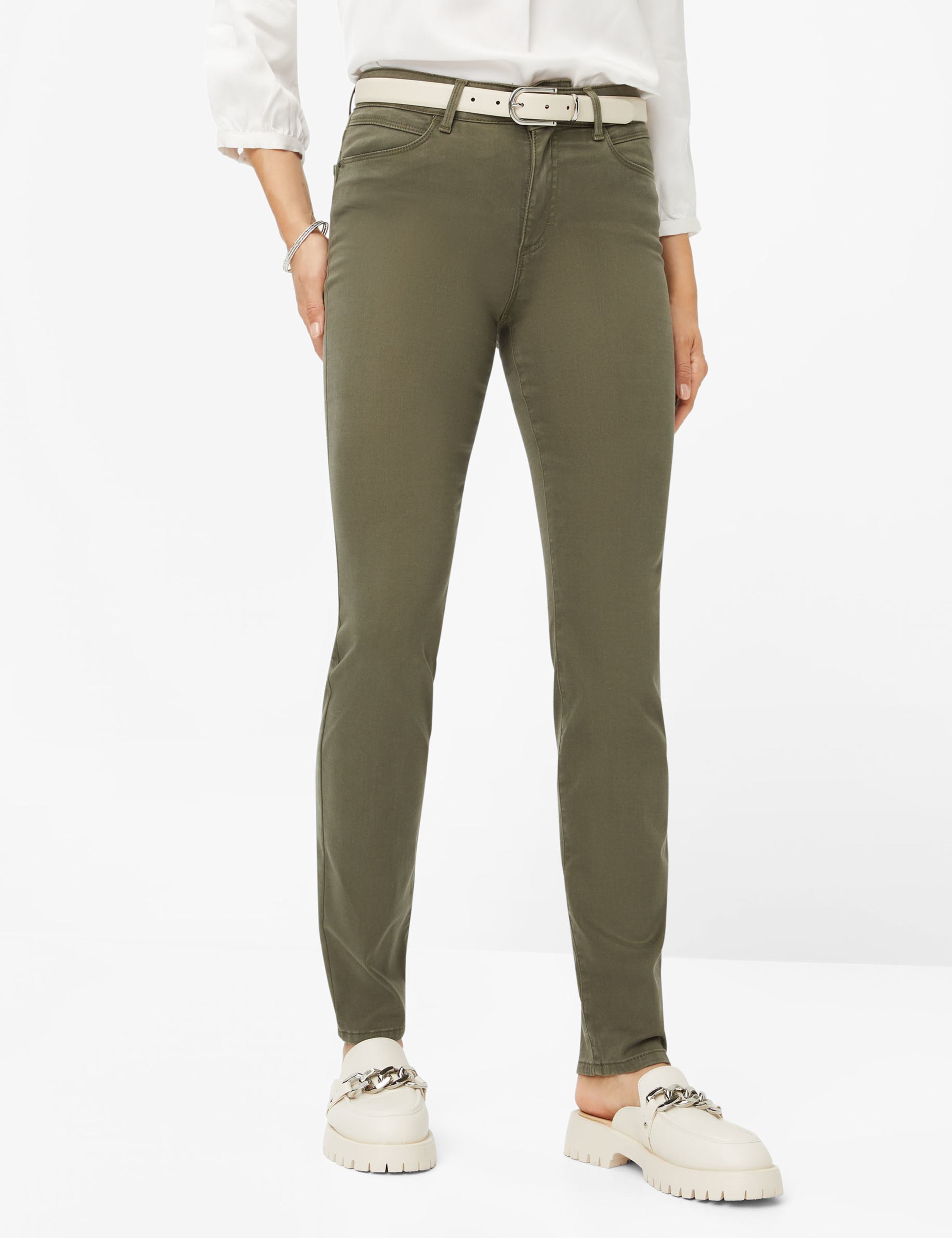 Artikel klicken und genauer betrachten! - Winter Dream: Five-Pocket-Hose im Slim Fit | im Online Shop kaufen
