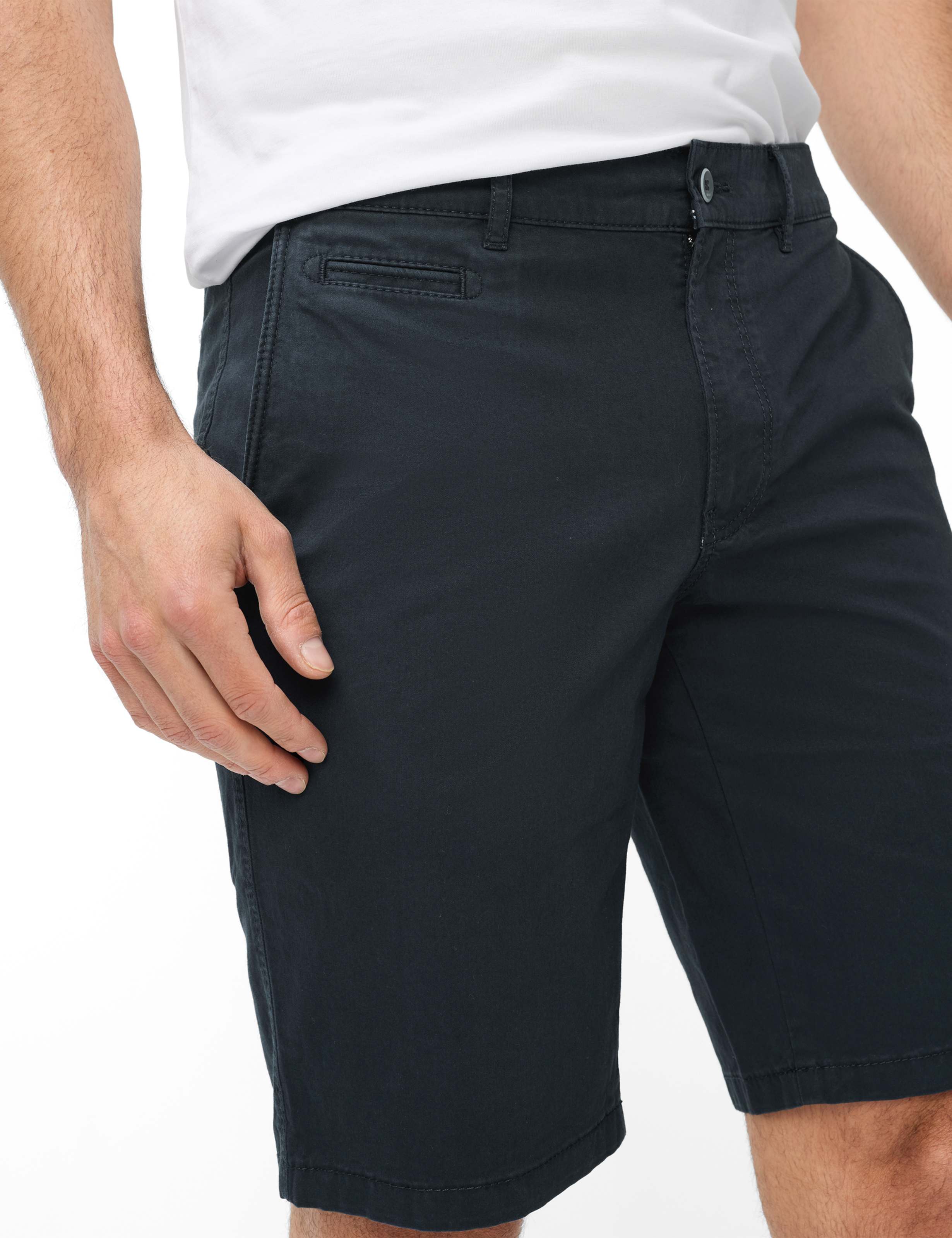 Herren Style BALU Dunkelblau Modern Fit Detail 2