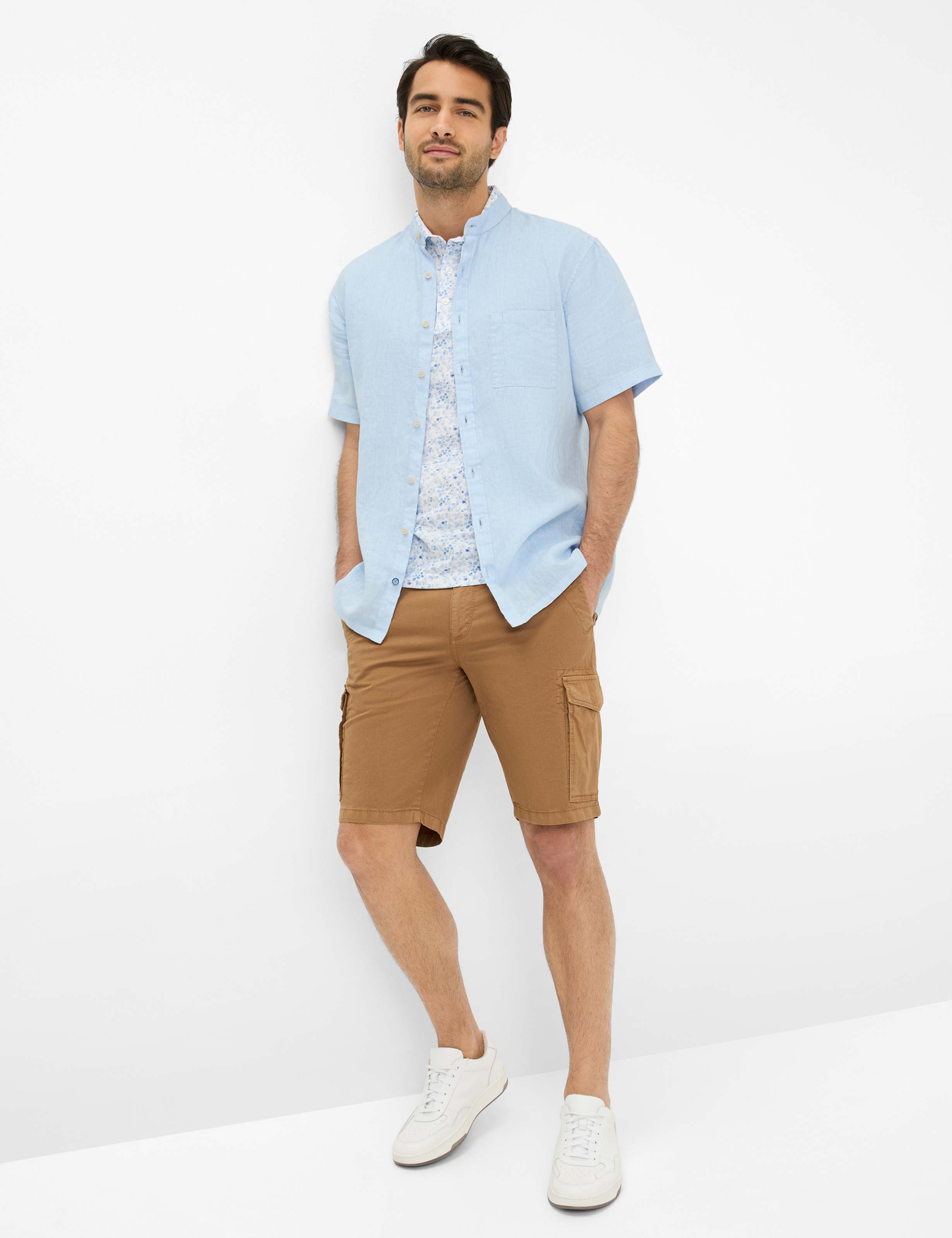 Men Style BRAZIL Brown Regular Fit Model Outfit