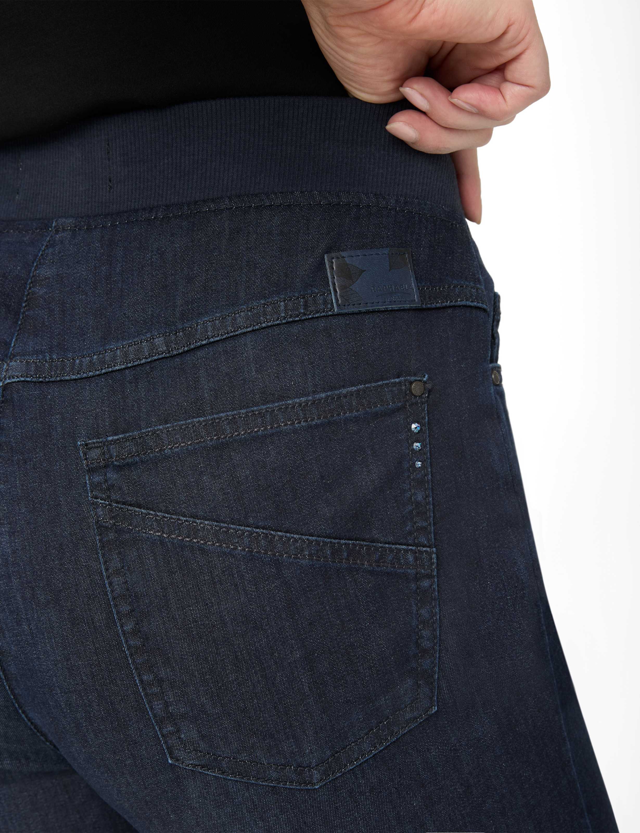 Damen Style CARINA Denim Dunkelblau Comfort Plus Fit Detail 2