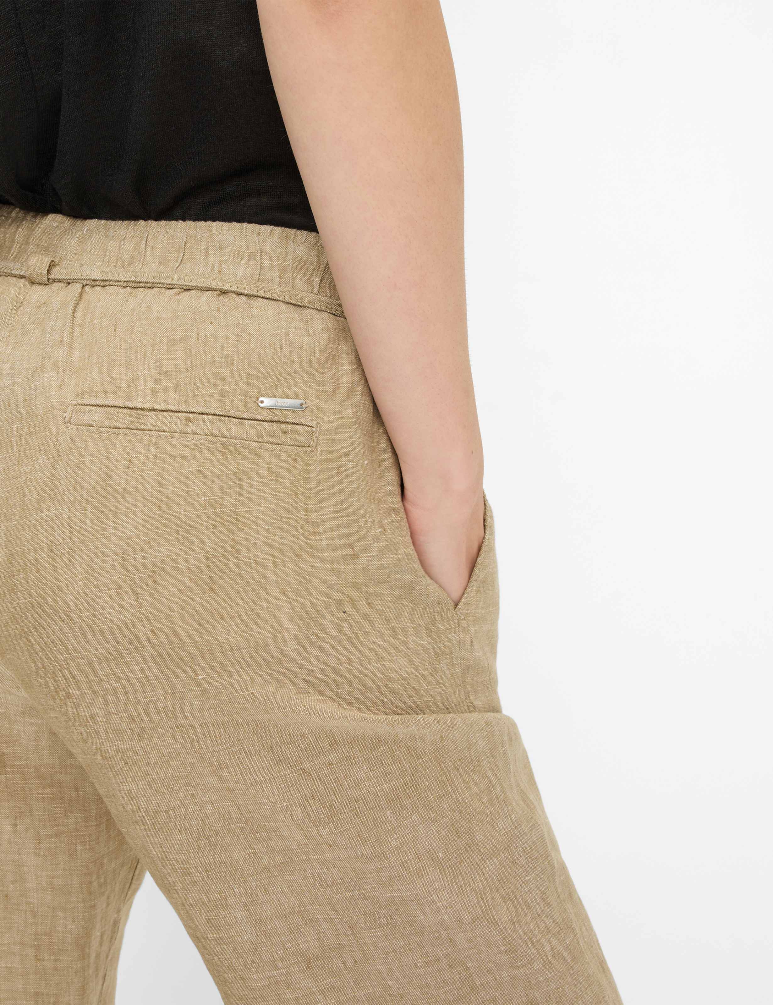 Women Style FARINA Beige Wide Leg Detail 2
