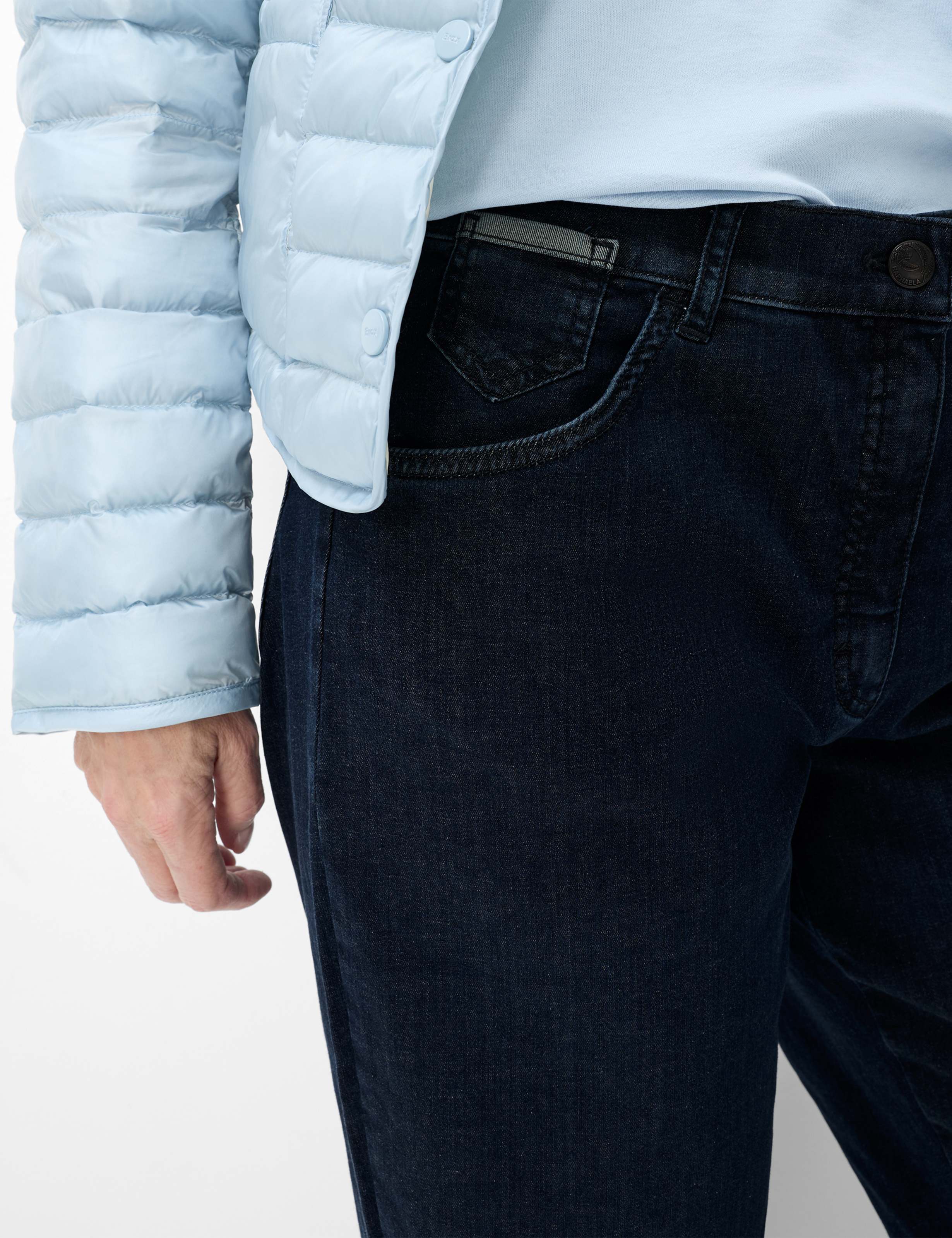 Dames Style CORRY Denim Donkerblauw Comfort Plus Fit Detail 2