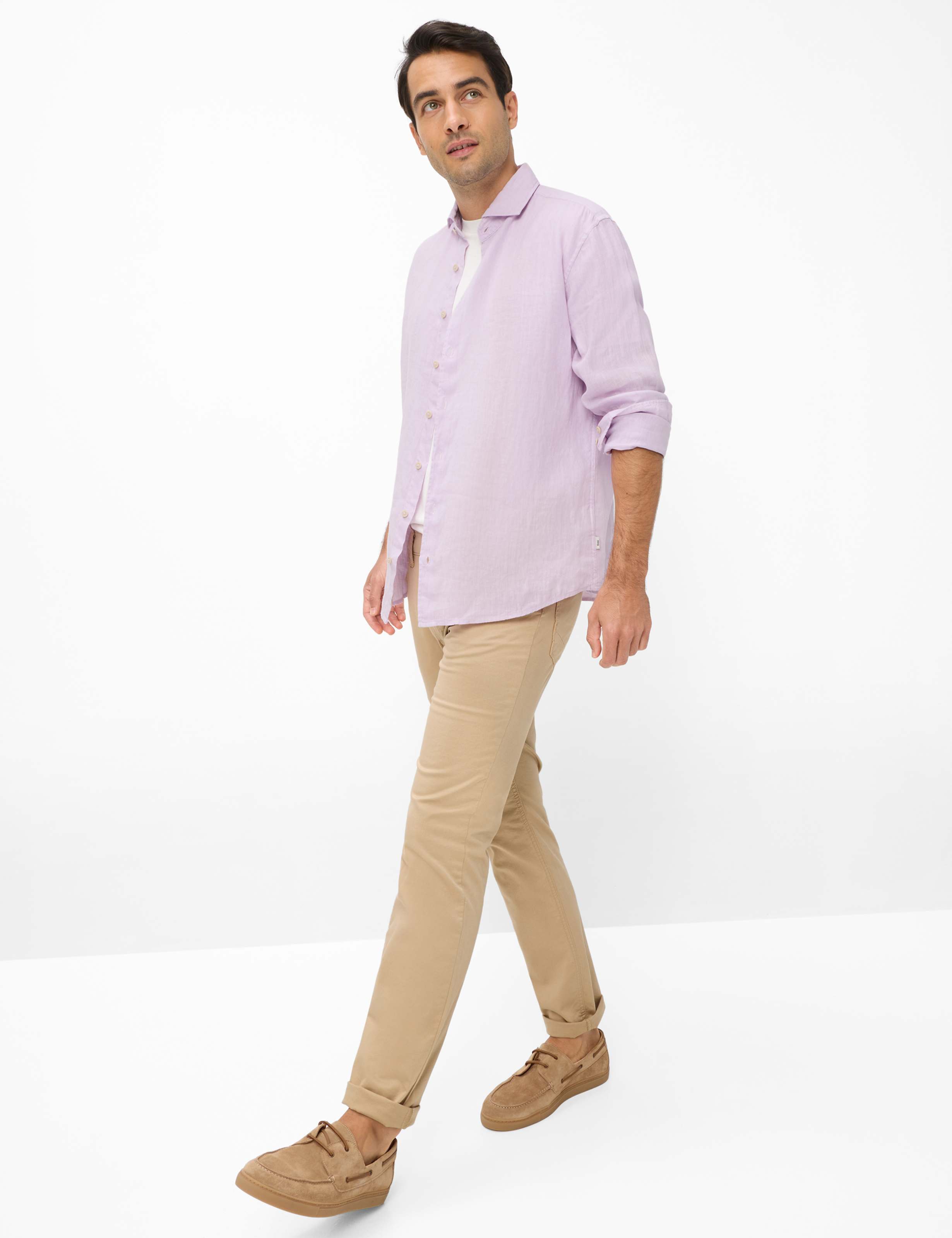 Men Style CHUCK Light Brown Modern Fit Model Outfit