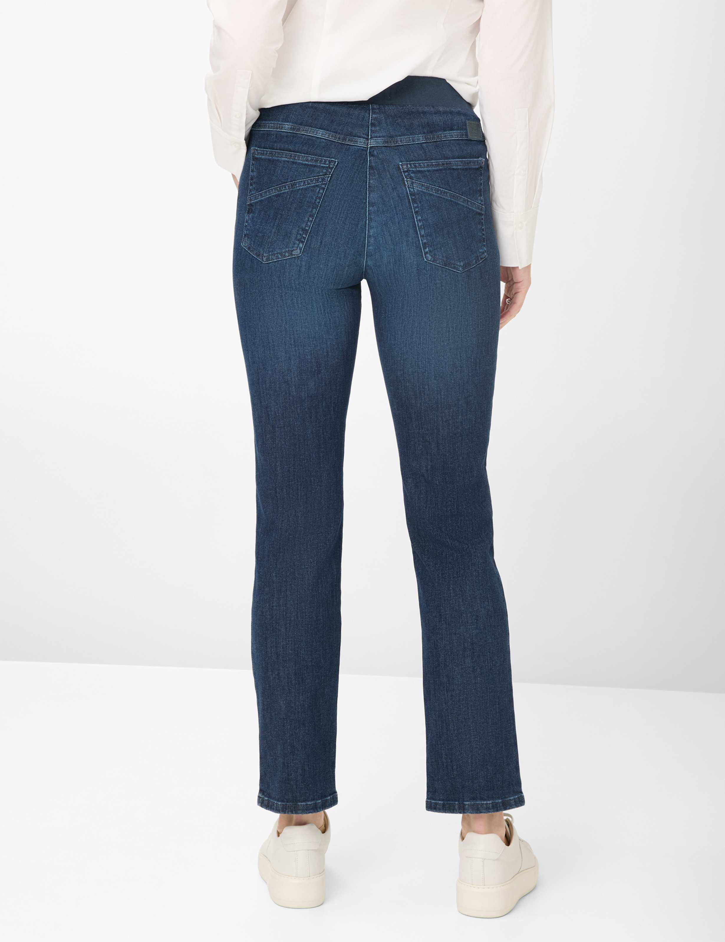 Damen Style PAMINA Denim Blau  Model Rueck