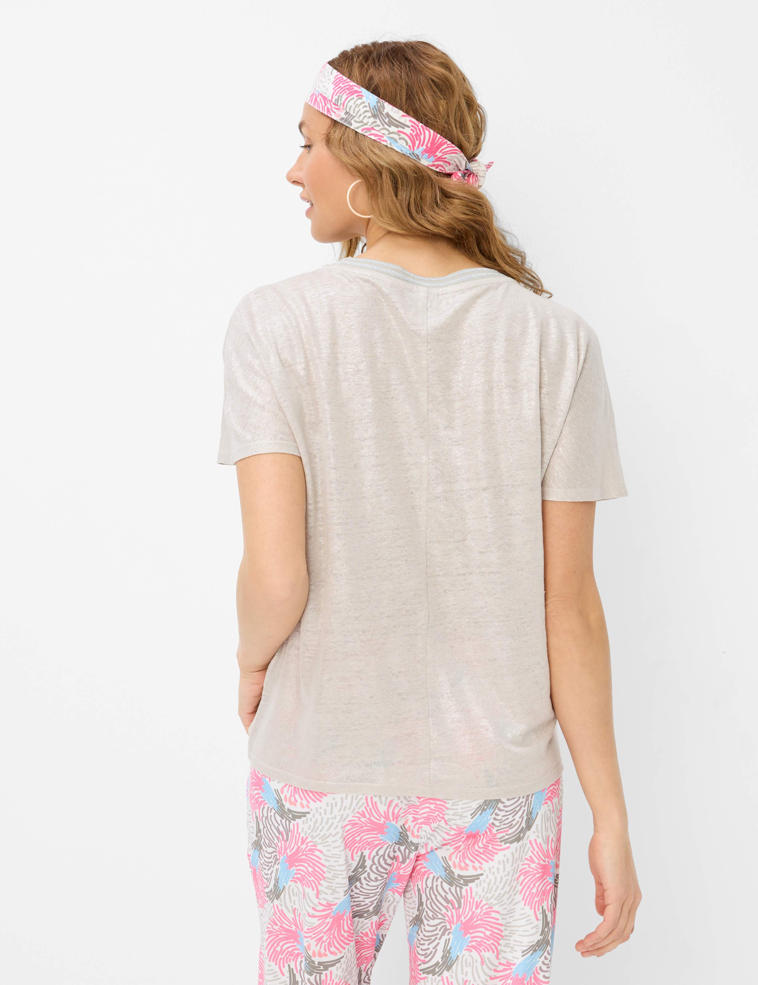 Thumbnail - Brax Damen Shirt Style CAELEN soft greige, hellbeige, Gr. 44