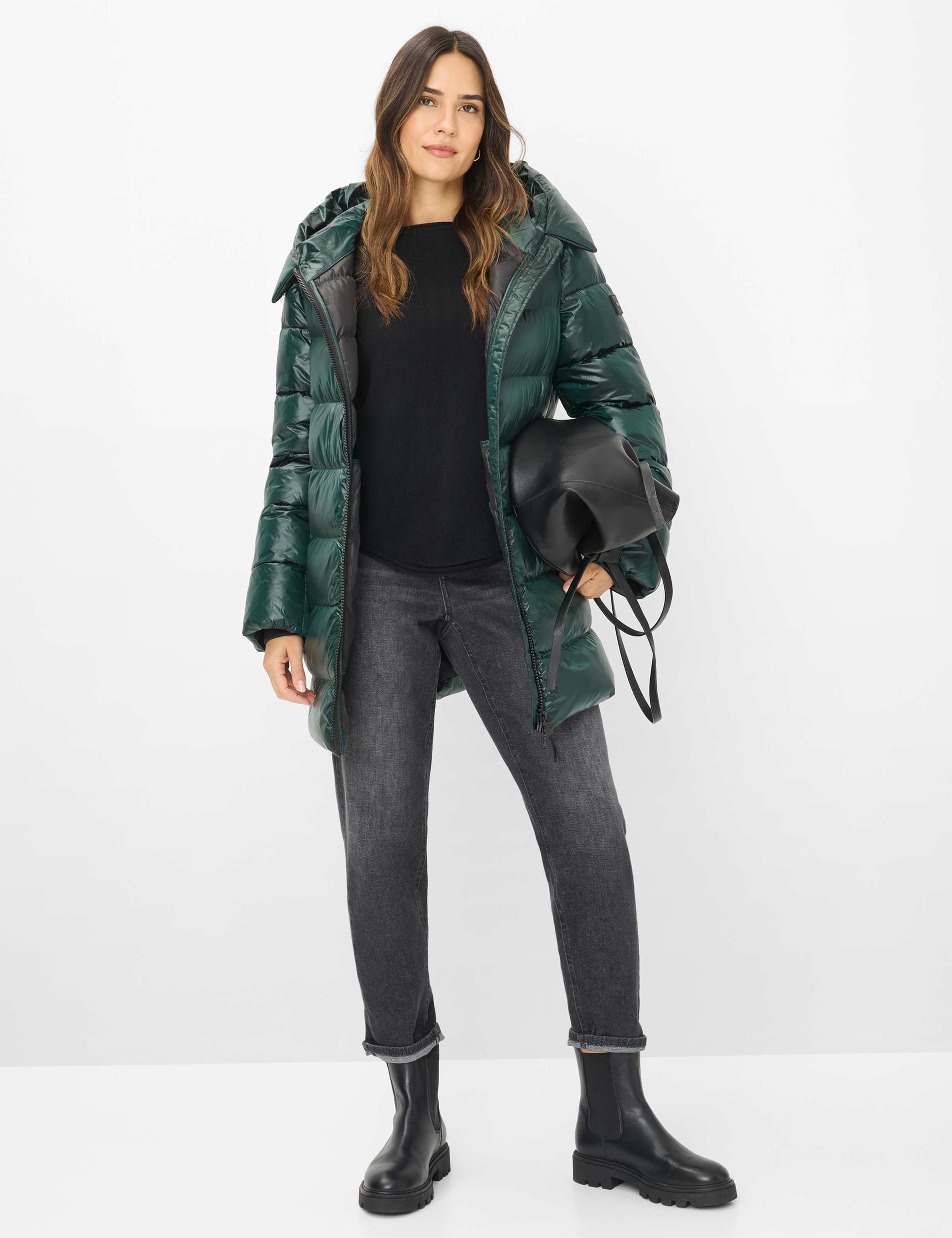 Dame Style TORONTO Mørkegrøn  Model Outfit