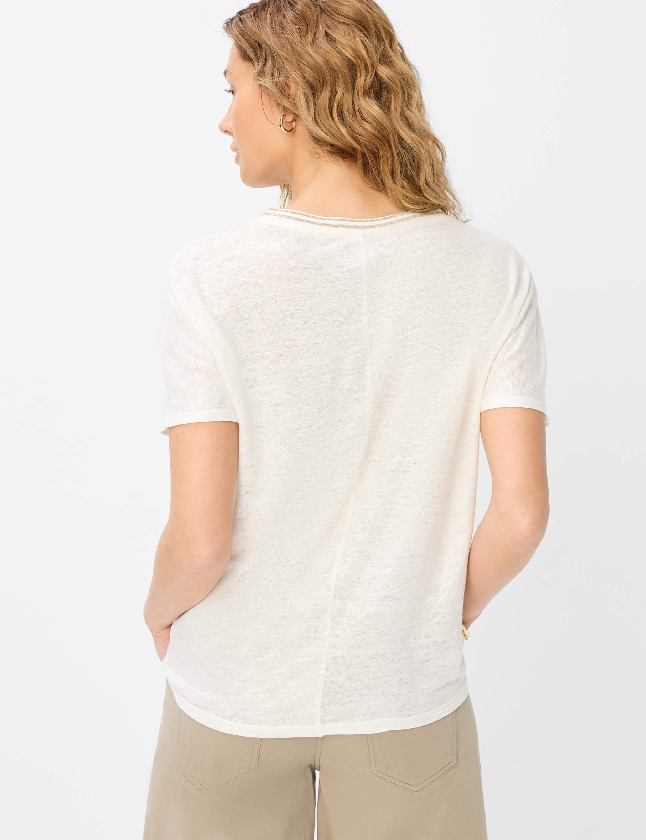 Damen Style CAELEN Cremeweiß  Model Rueck