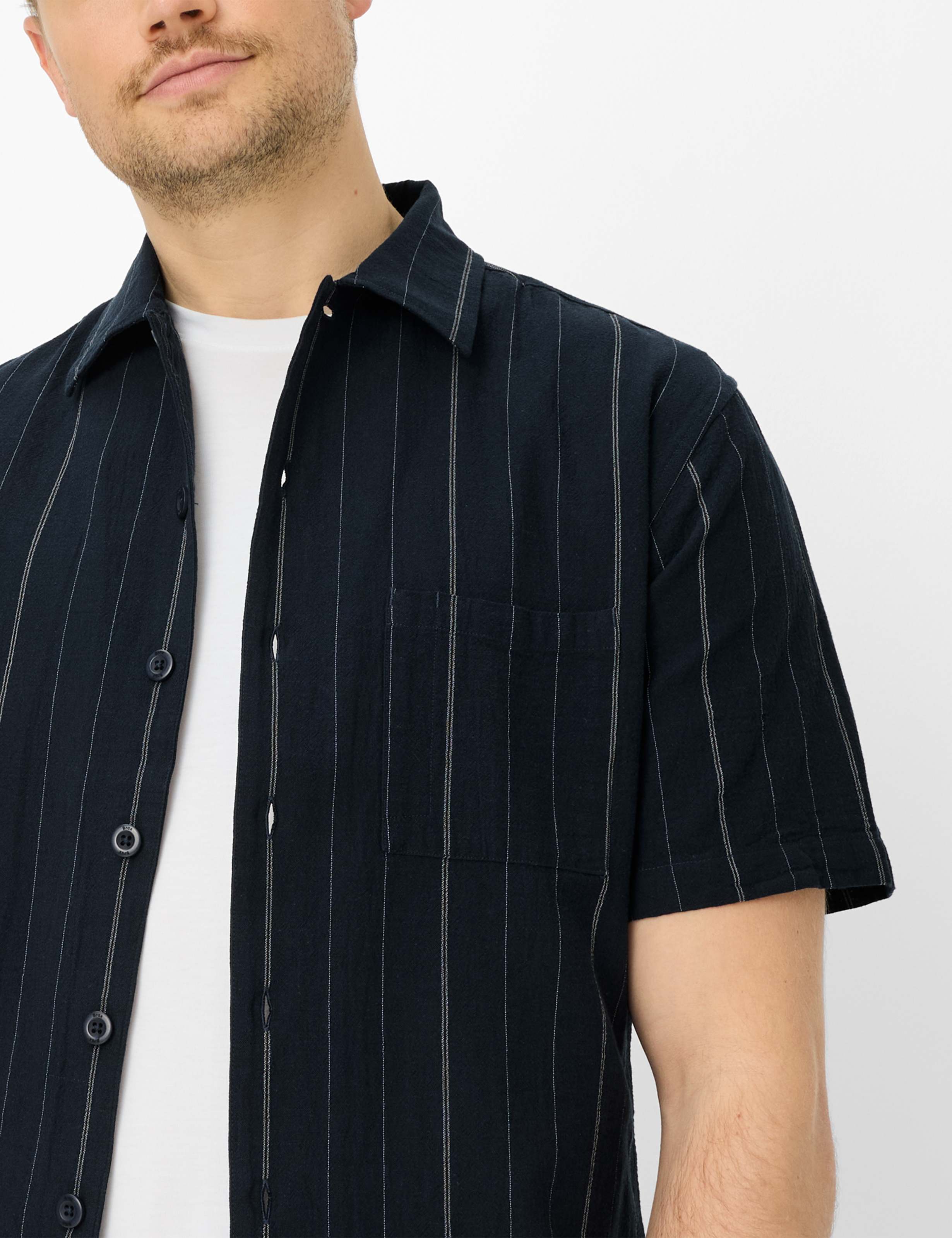 Heren Style LUKE Blauw  Detail 1