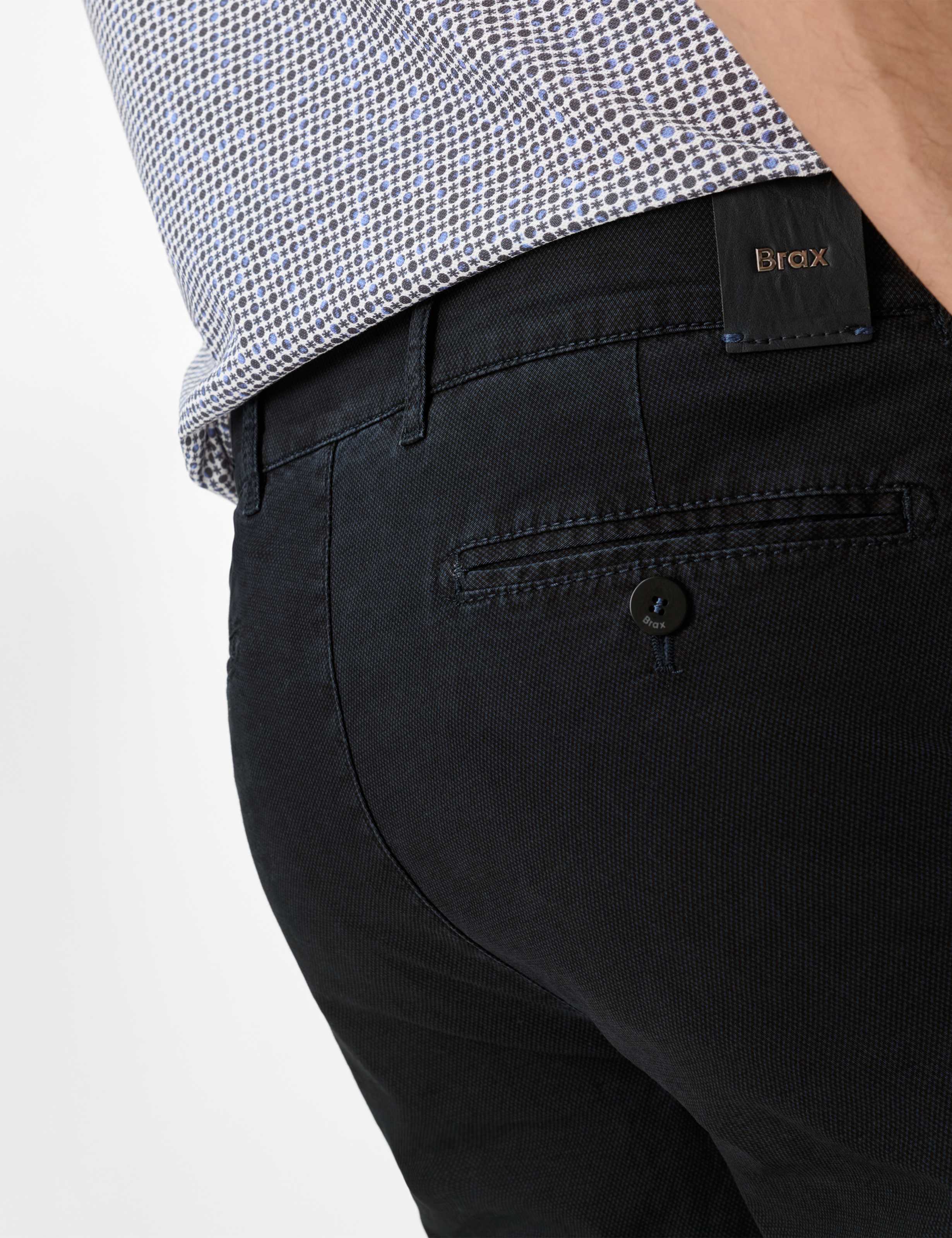 Homme Style EVEREST Bleu Foncé Regular Fit Détail 2