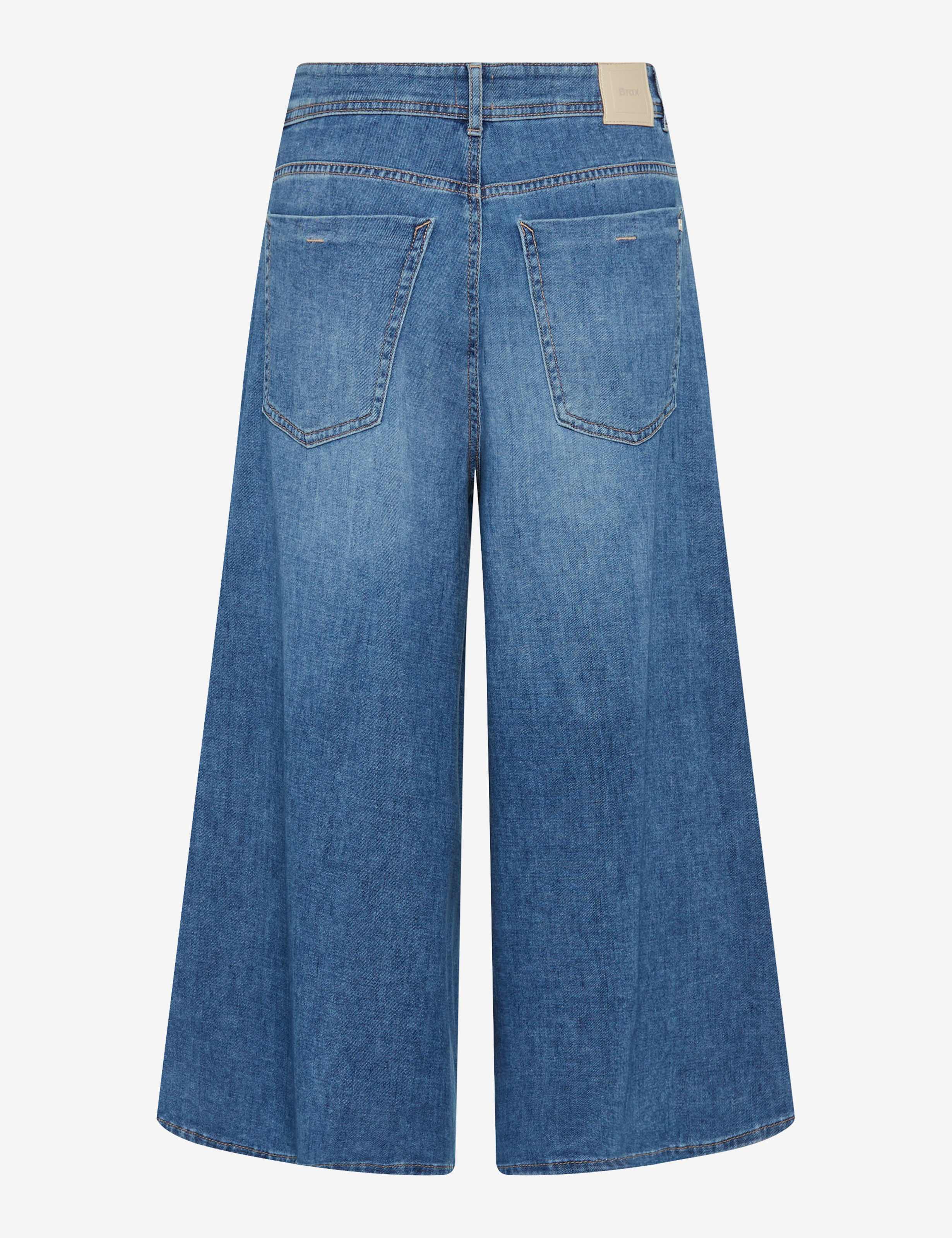 Women Style MELLI S Denim Blue Wide Leg Stand-alone rear view