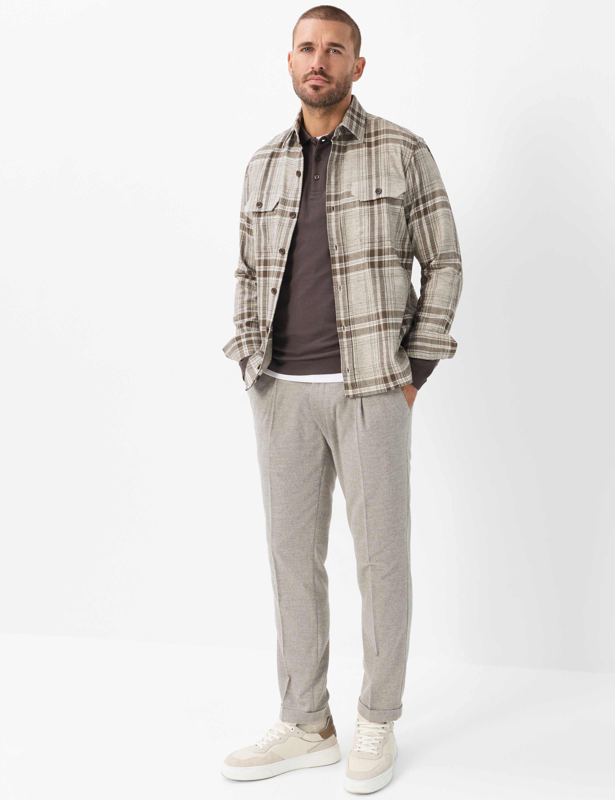 Herren Style PRINCETON Dunkelbraun  Model Outfit