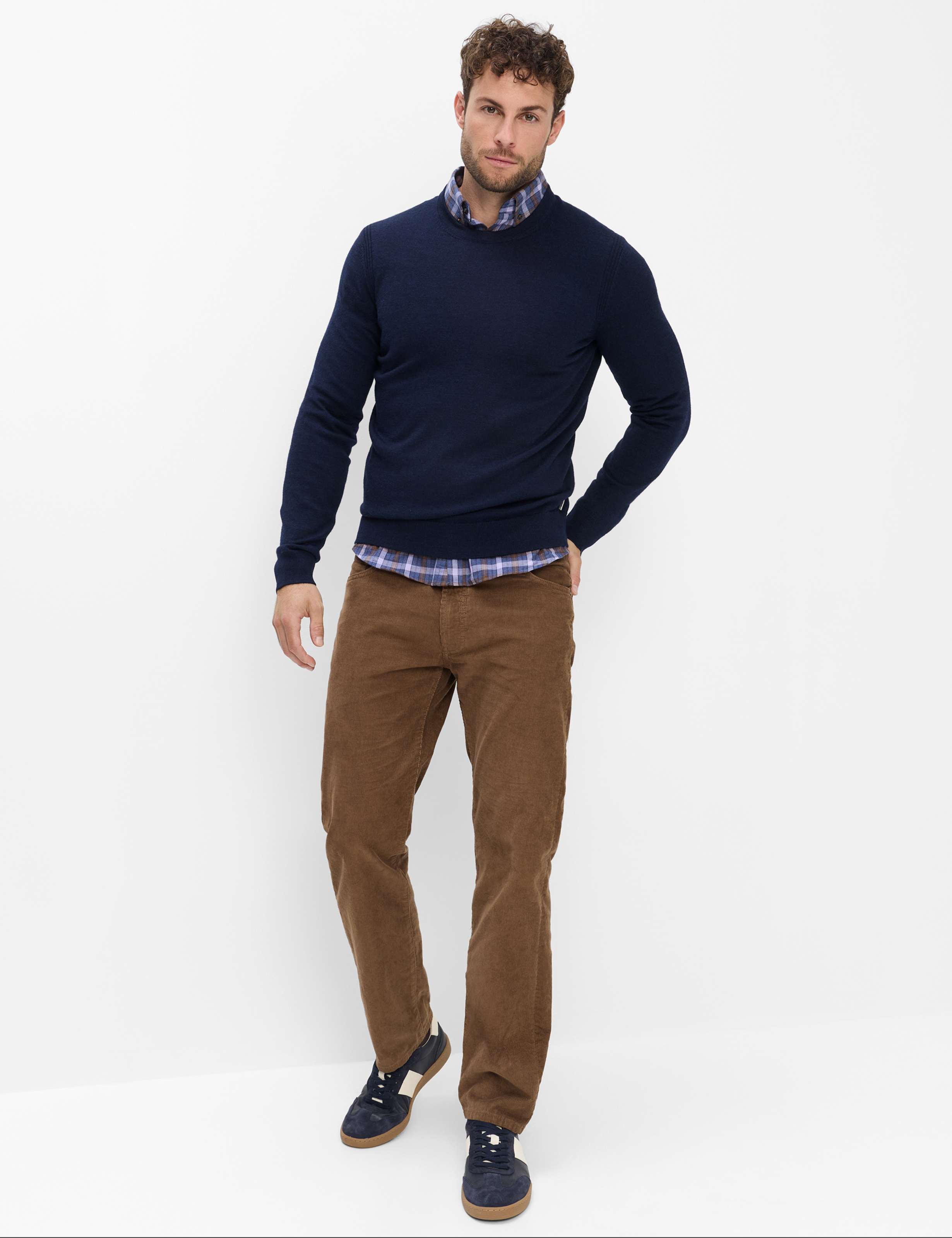 Herren Style RICK Dunkelblau  Model Outfit