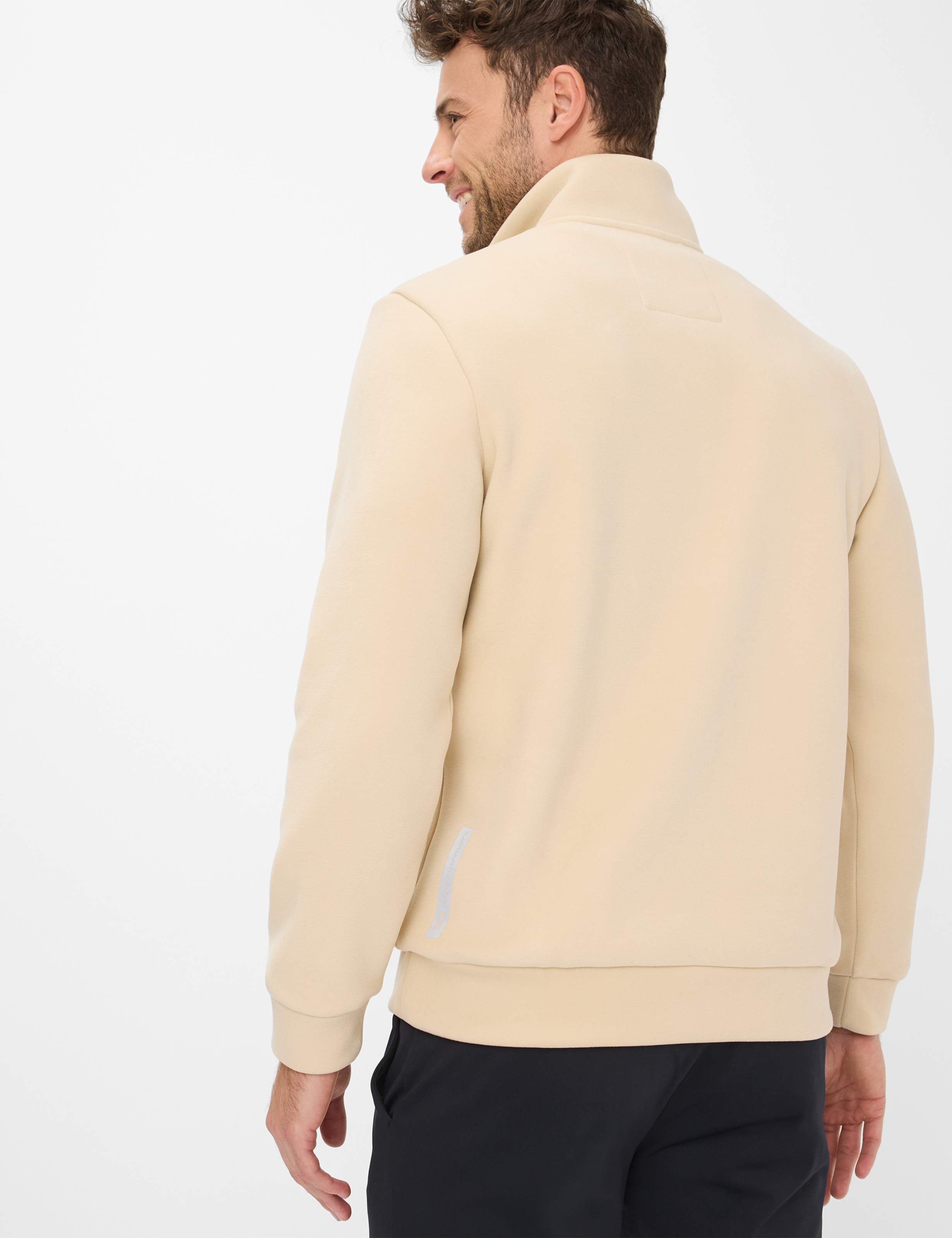 Thumbnail - Brax Herren Sweatshirt Style SION cream, hellbeige, Gr. S