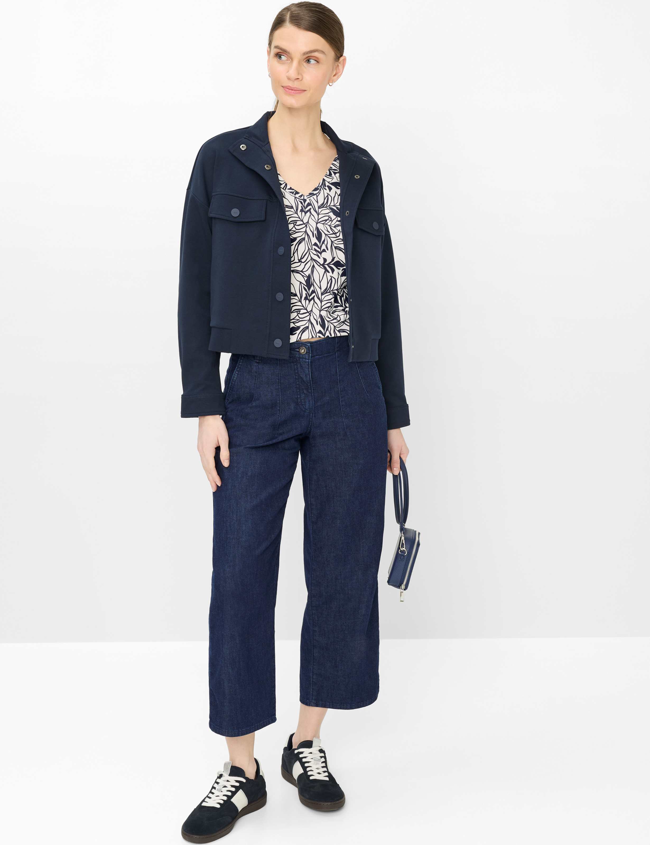 Dames Style CARINA S Donkerblauw  Model outfit