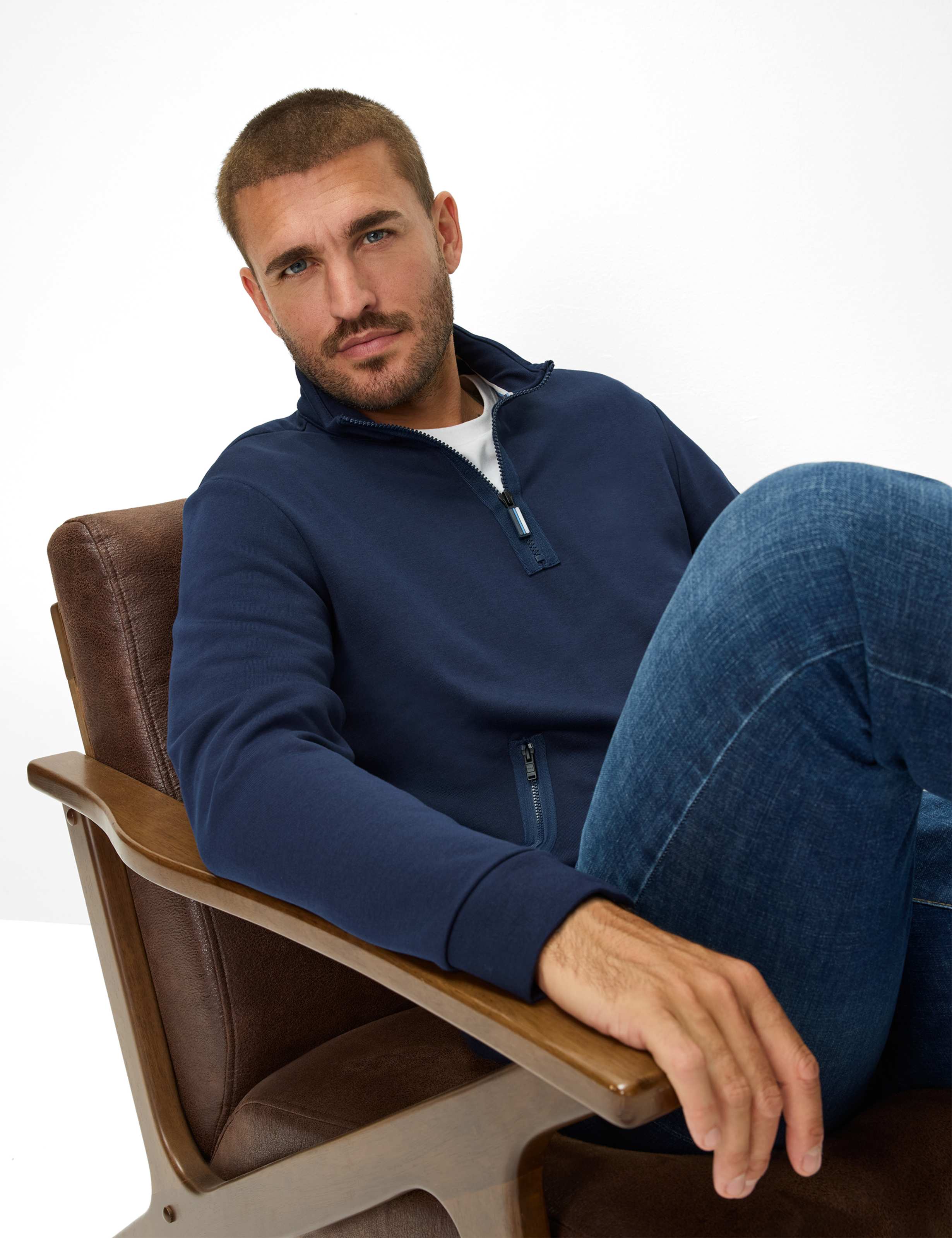 Herren Style SION Blau  Detail 1