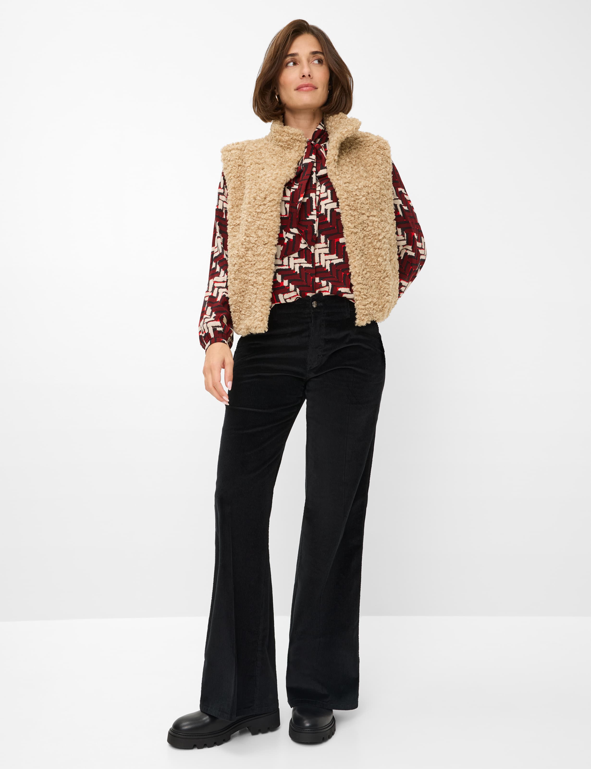 Femme Style MAINE Noir Wide Leg Tenue du mannequin