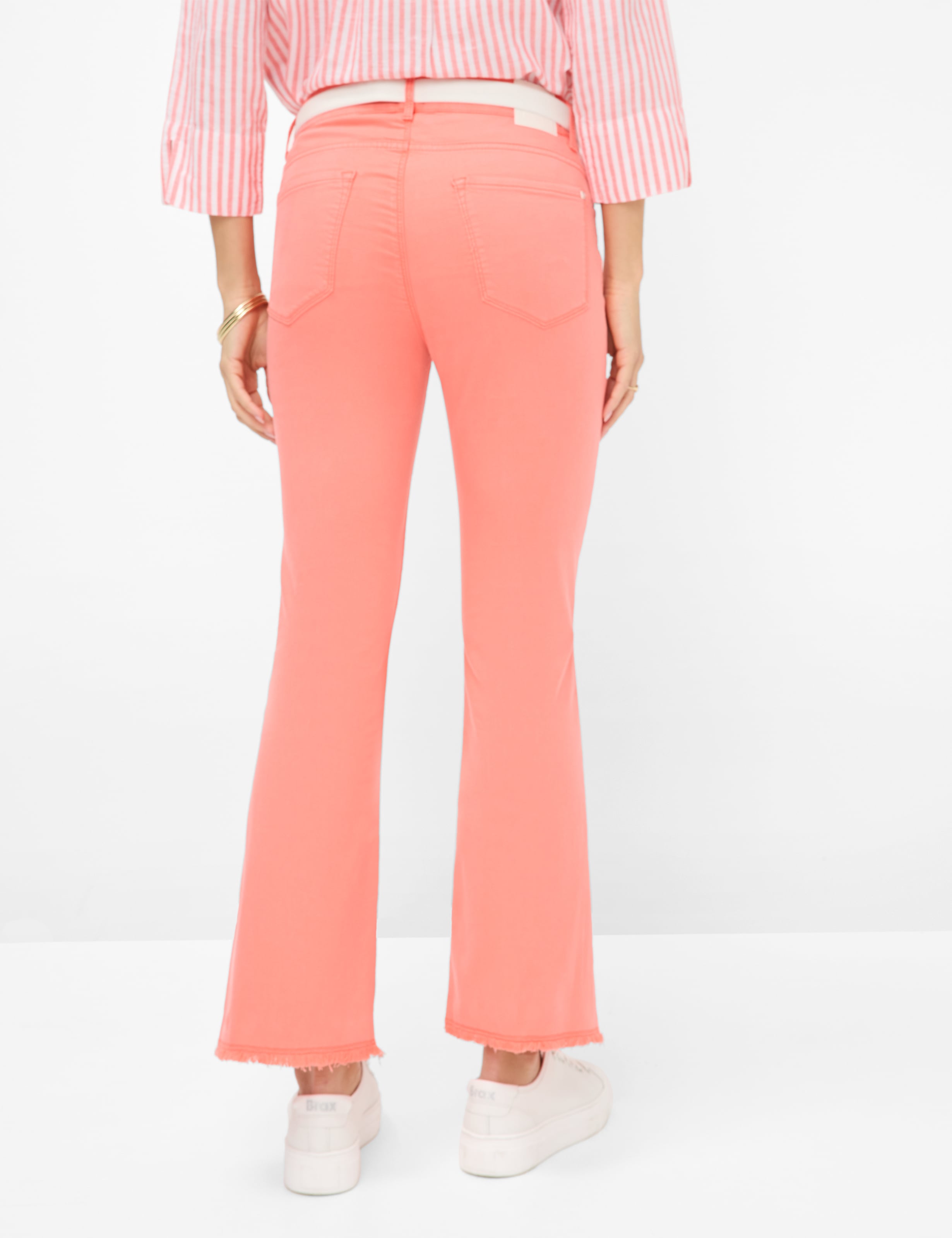 Women Style SHAKIRA S Denim Light Red Slim Fit Model back