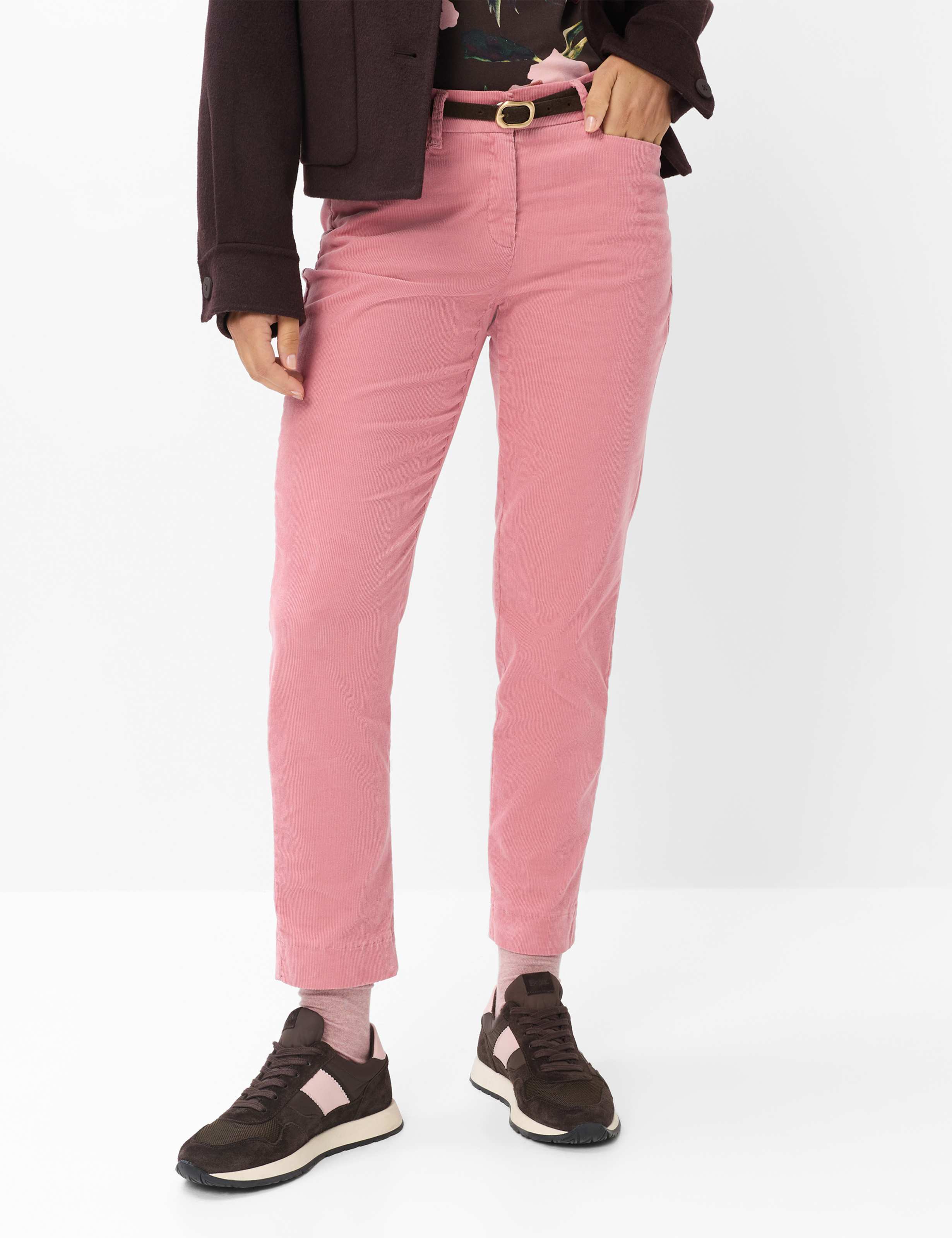 Brax Dames Flatfrontbroek  Style MARA S FLAMINGO, roze, maat 42K
