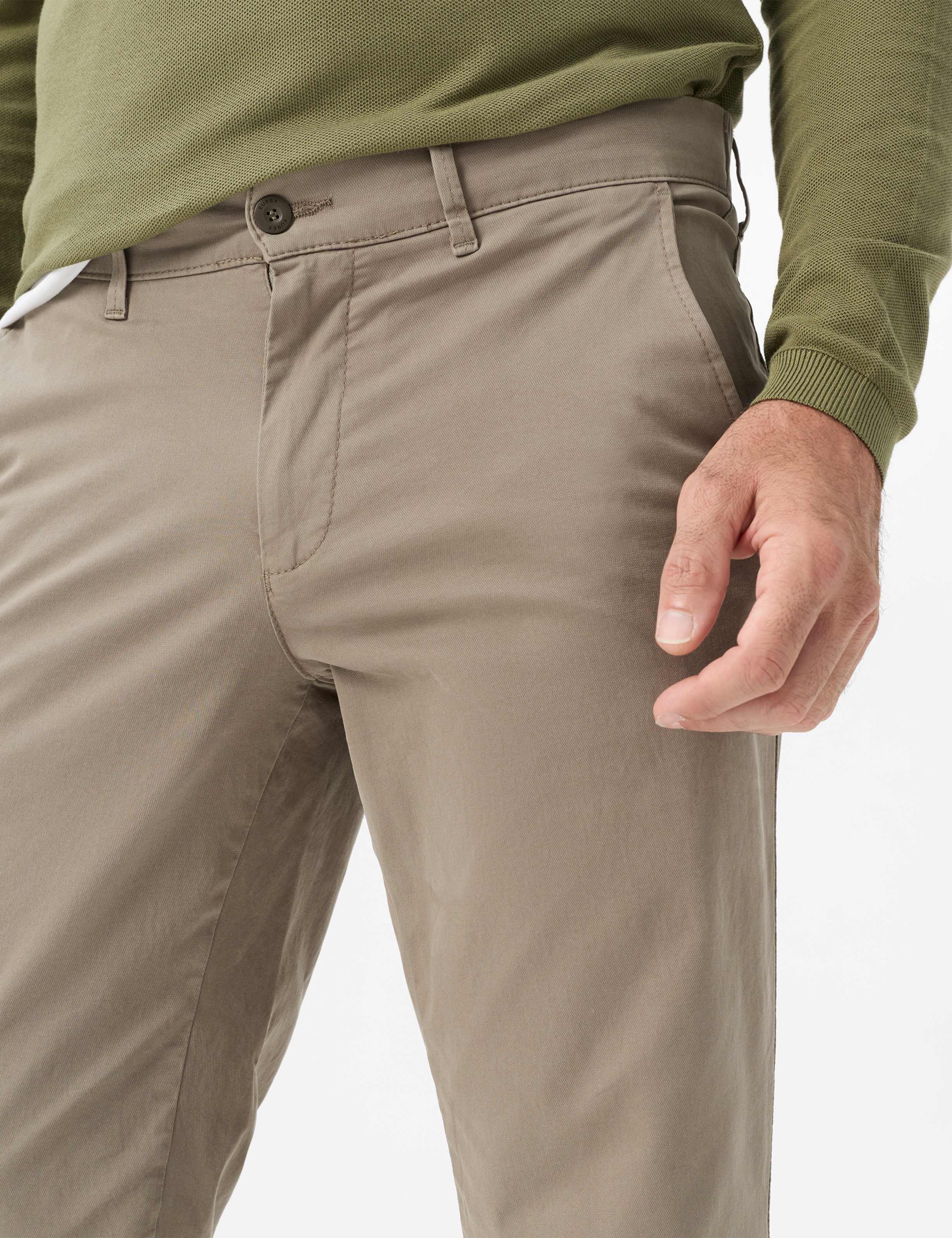 Men Style THILO Green – Khaki Regular fit Detail 1
