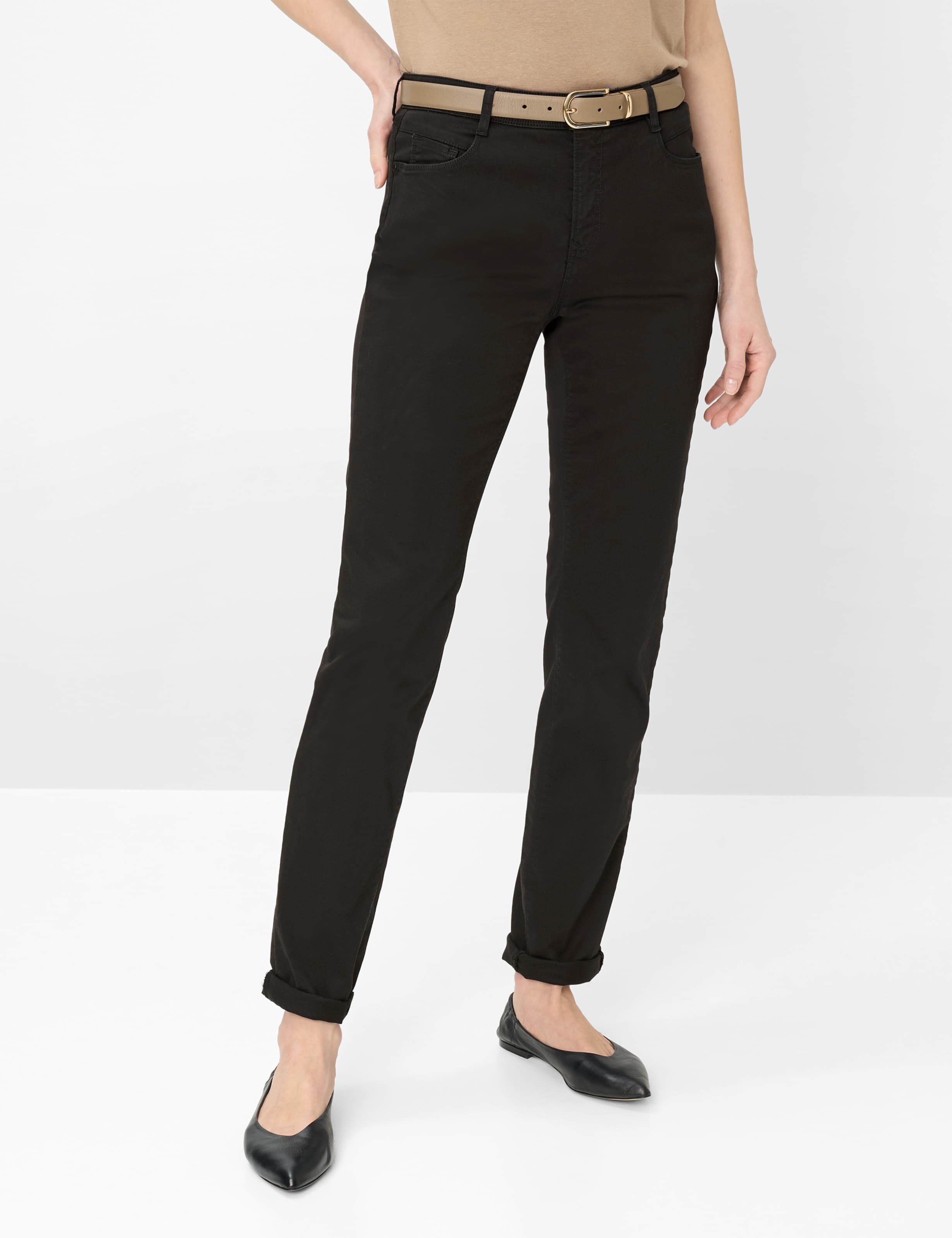 Thumbnail - Brax Damen Five-Pocket-Hose Style CAROLA PERMA BLACK, perma schwarz, Gr. 48