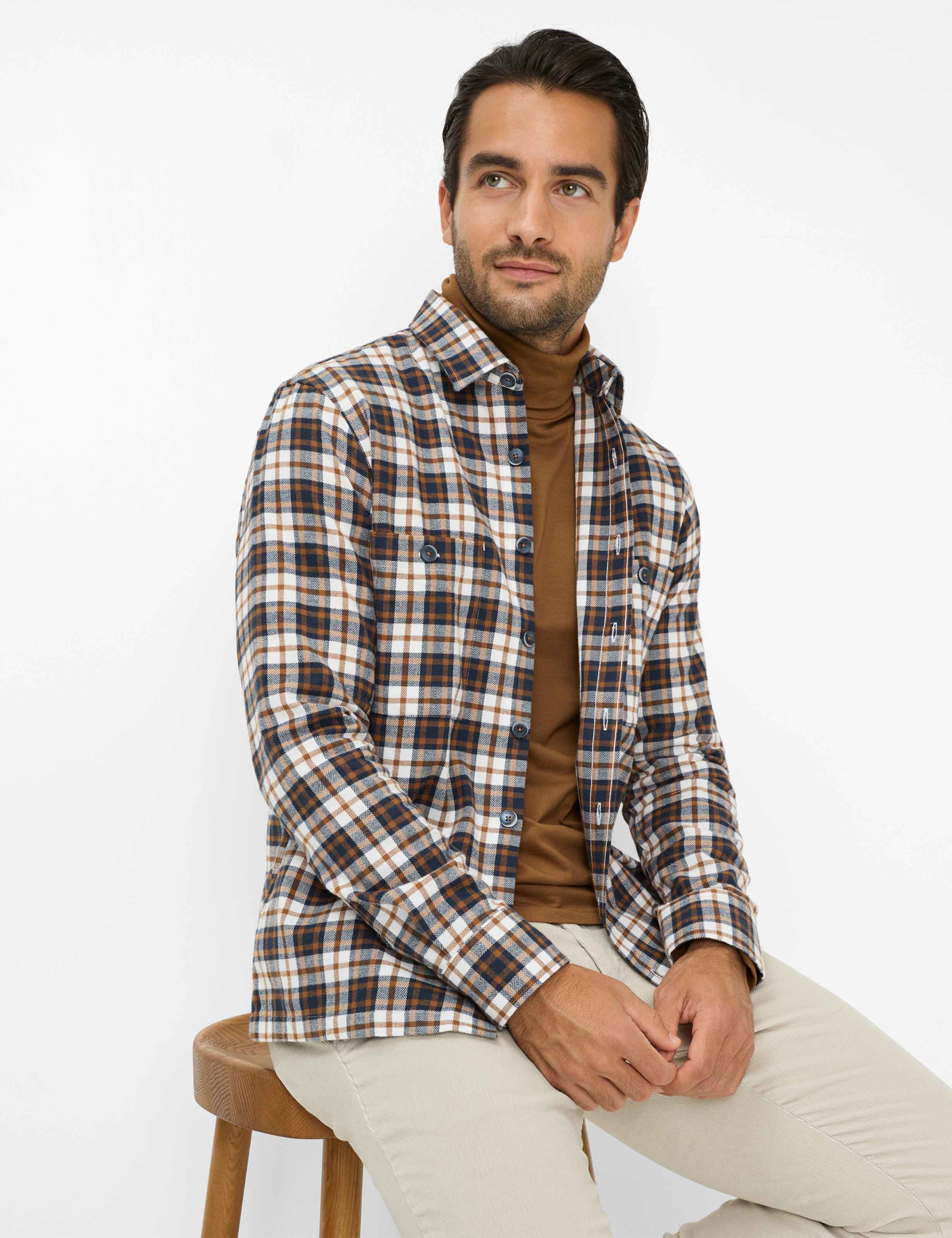 Herren Style KAY Braun  Detail 1