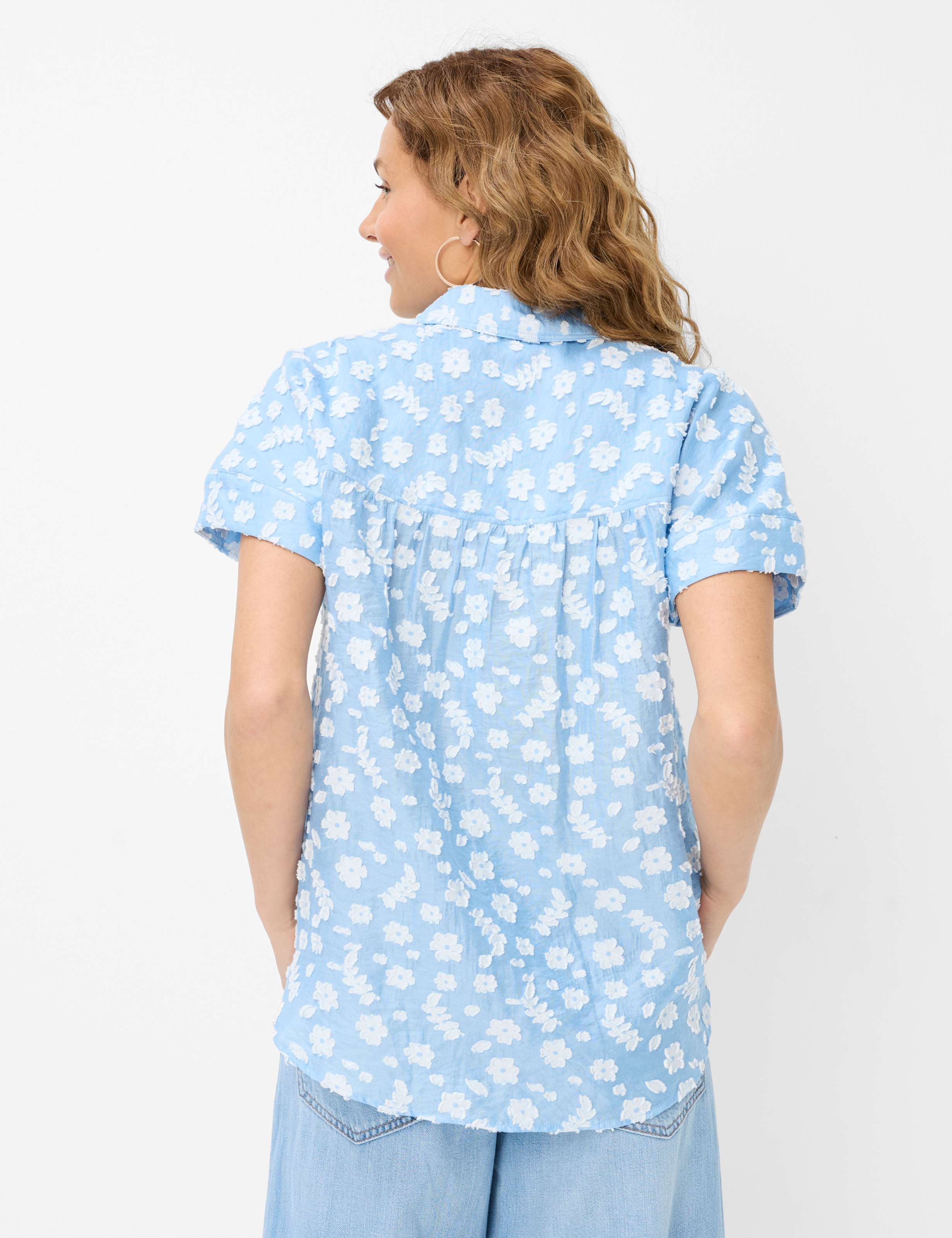 Women Style VIV Light Blue  Model back
