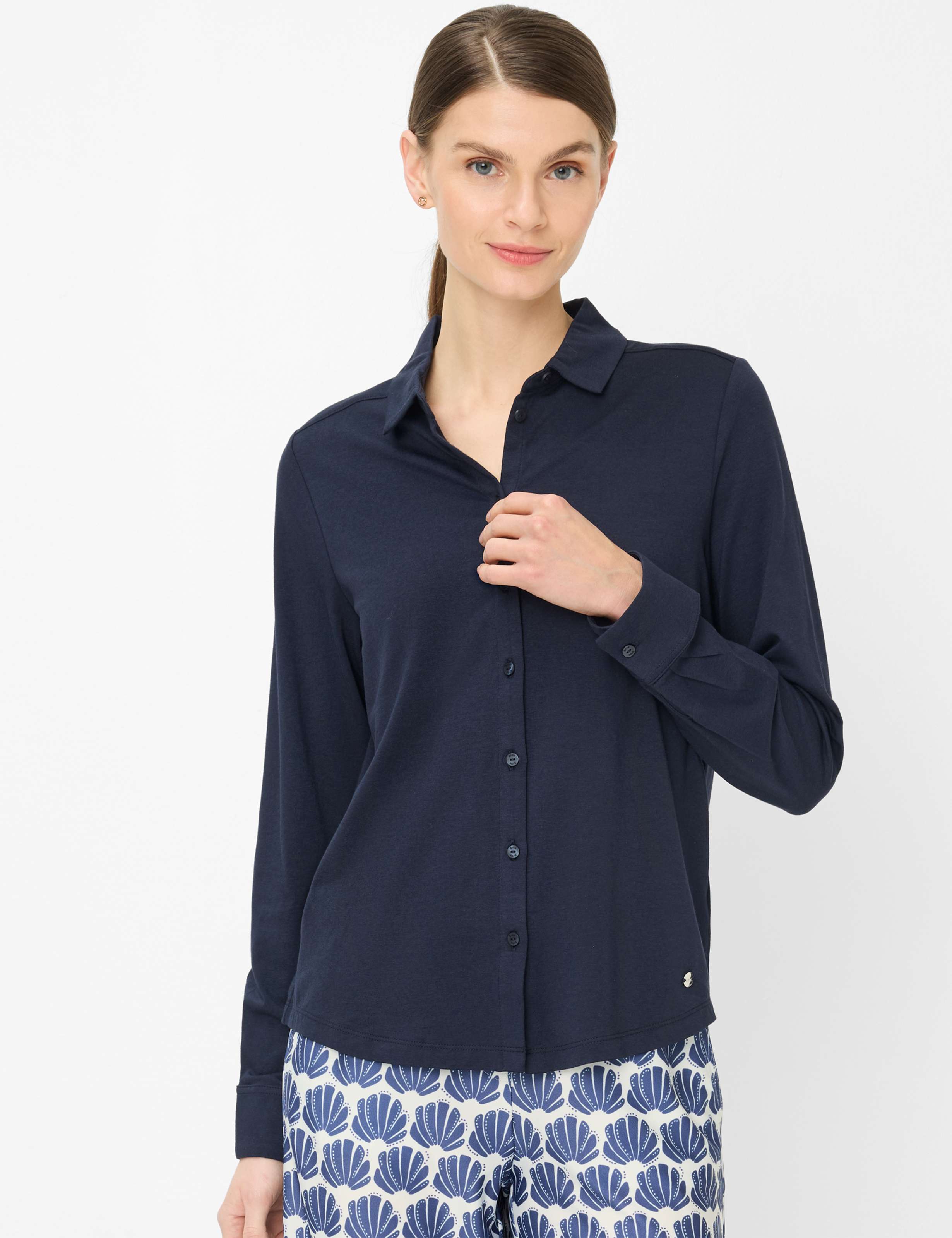 Thumbnail - Brax Damen Shirt Style CELINA L navy, dunkelblau, Gr. 48