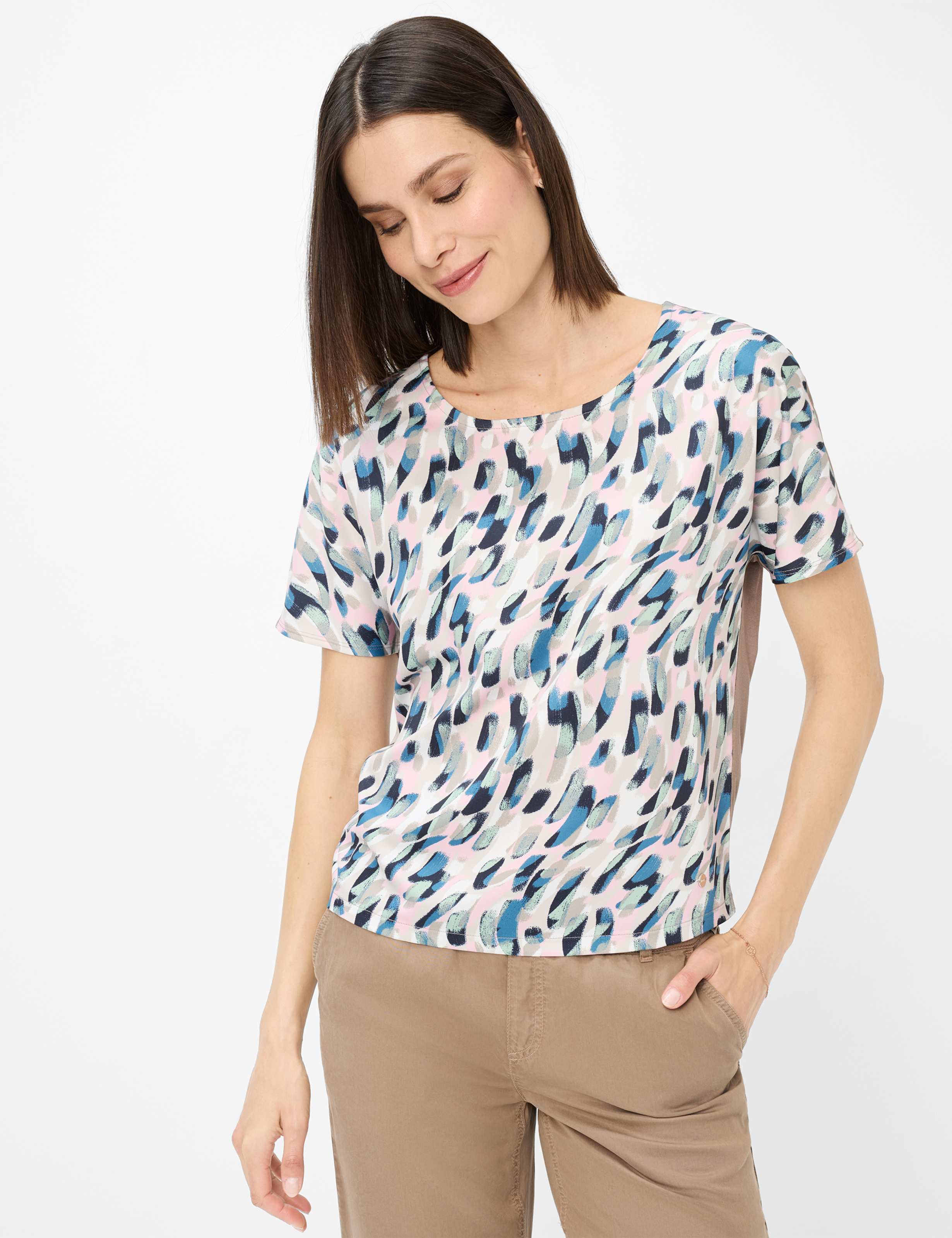 Thumbnail - Brax Damen  Style CAELEN taupe, mehrfarbig, Gr. 42