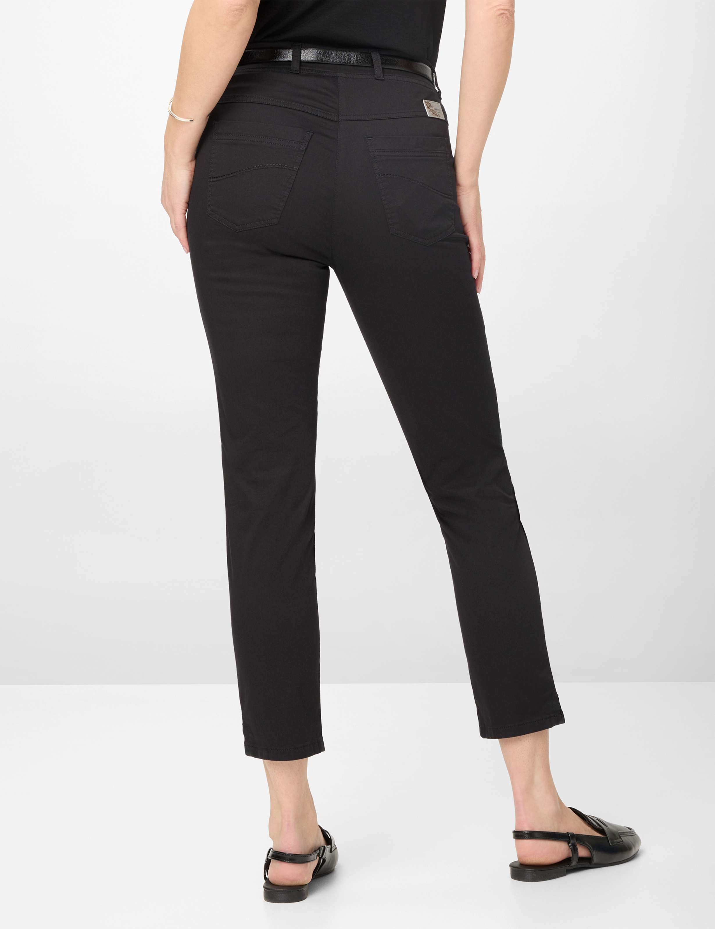 Femme Style LAVINA ZIP 6/8 Noir Super Slim Fit Dos mannequin