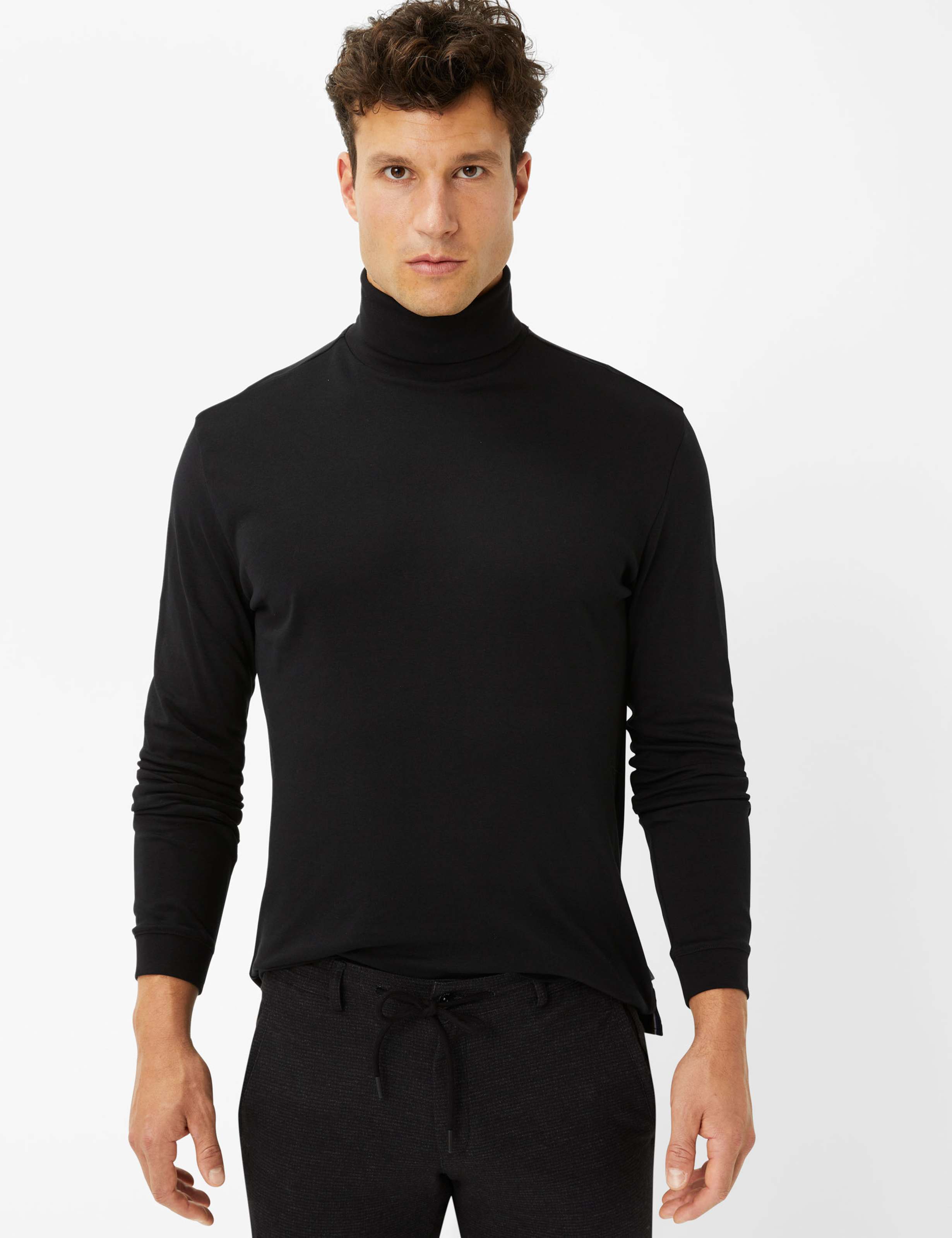 Black, Men, Style BENNO, MODEL_FRONT_ISHOP