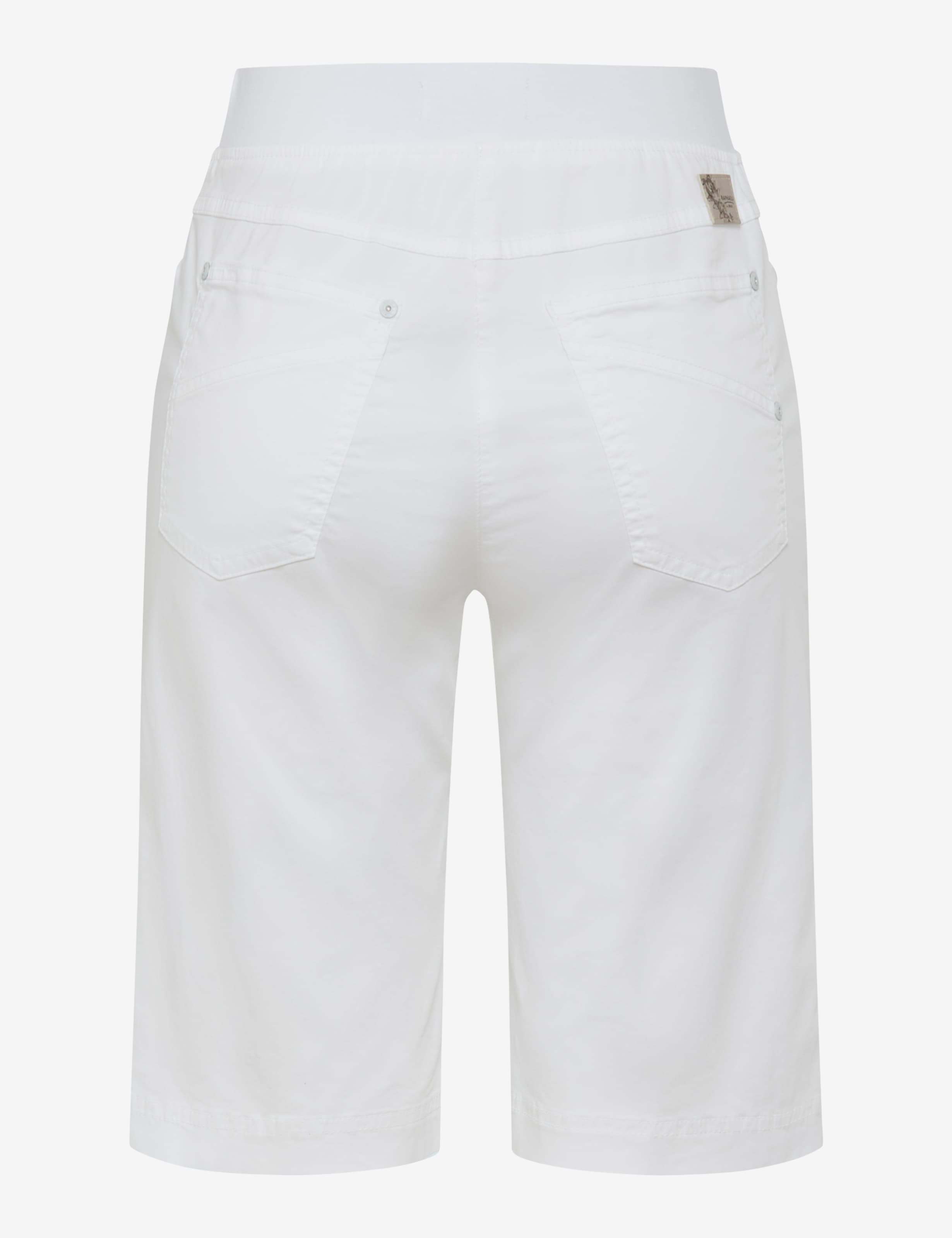 Damen Style PAMINA BERMUDA Weiß Slim Fit Freisteller Rueck
