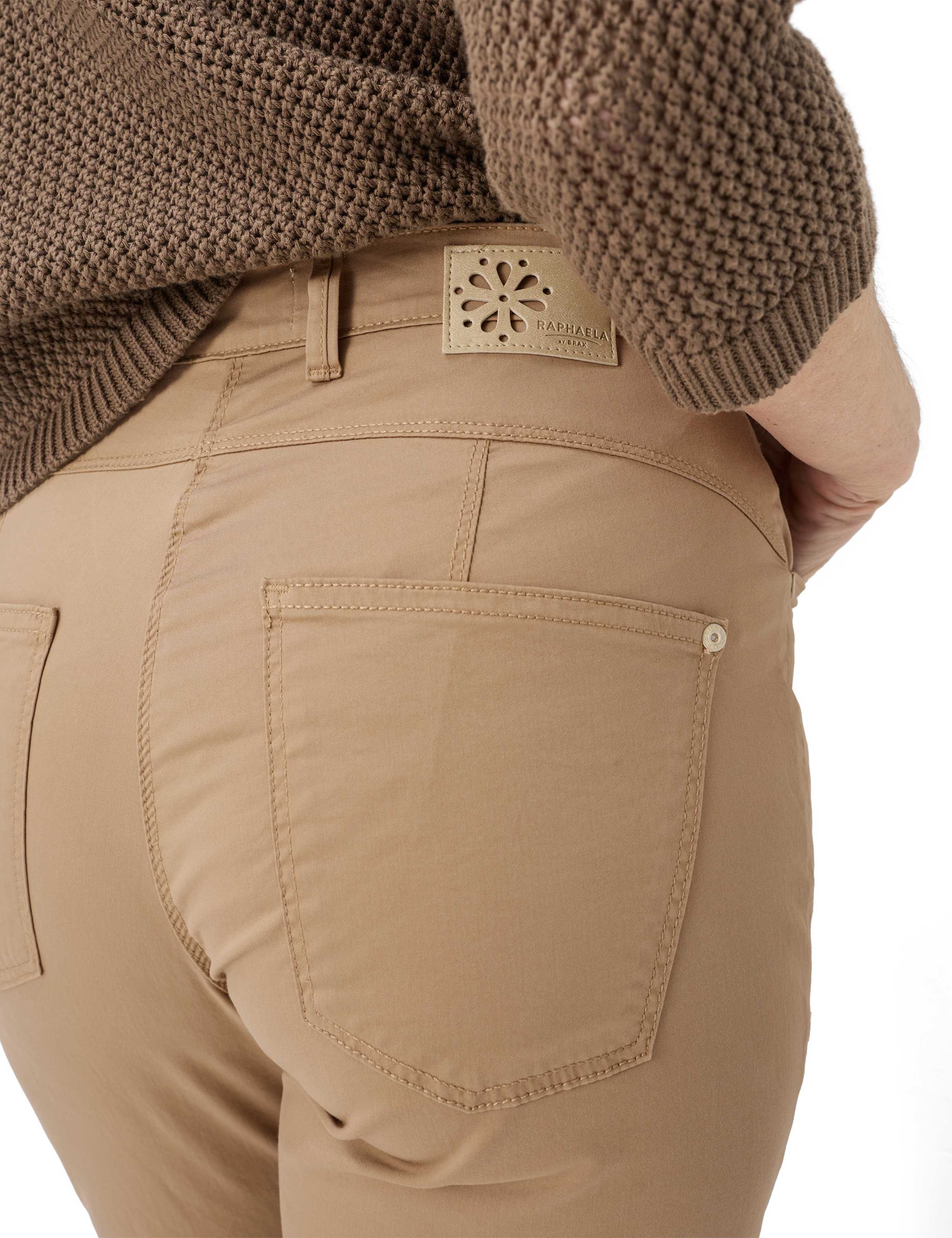 Femme Style CAREN 6/8 Marron Clair Comfort Plus Fit Détail 2