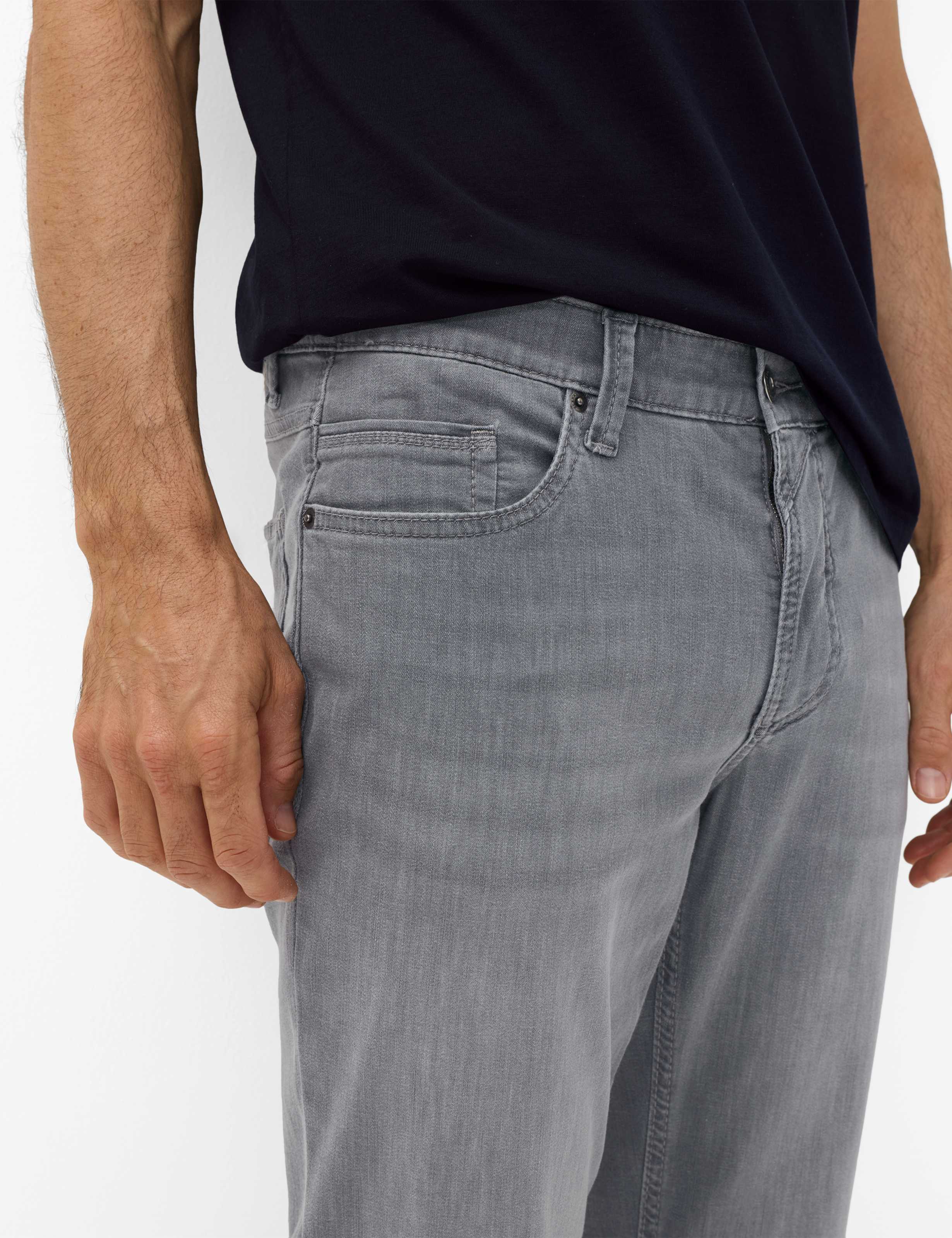 Herre Style LUKE Denim Grå Regular Fit Detalje 2