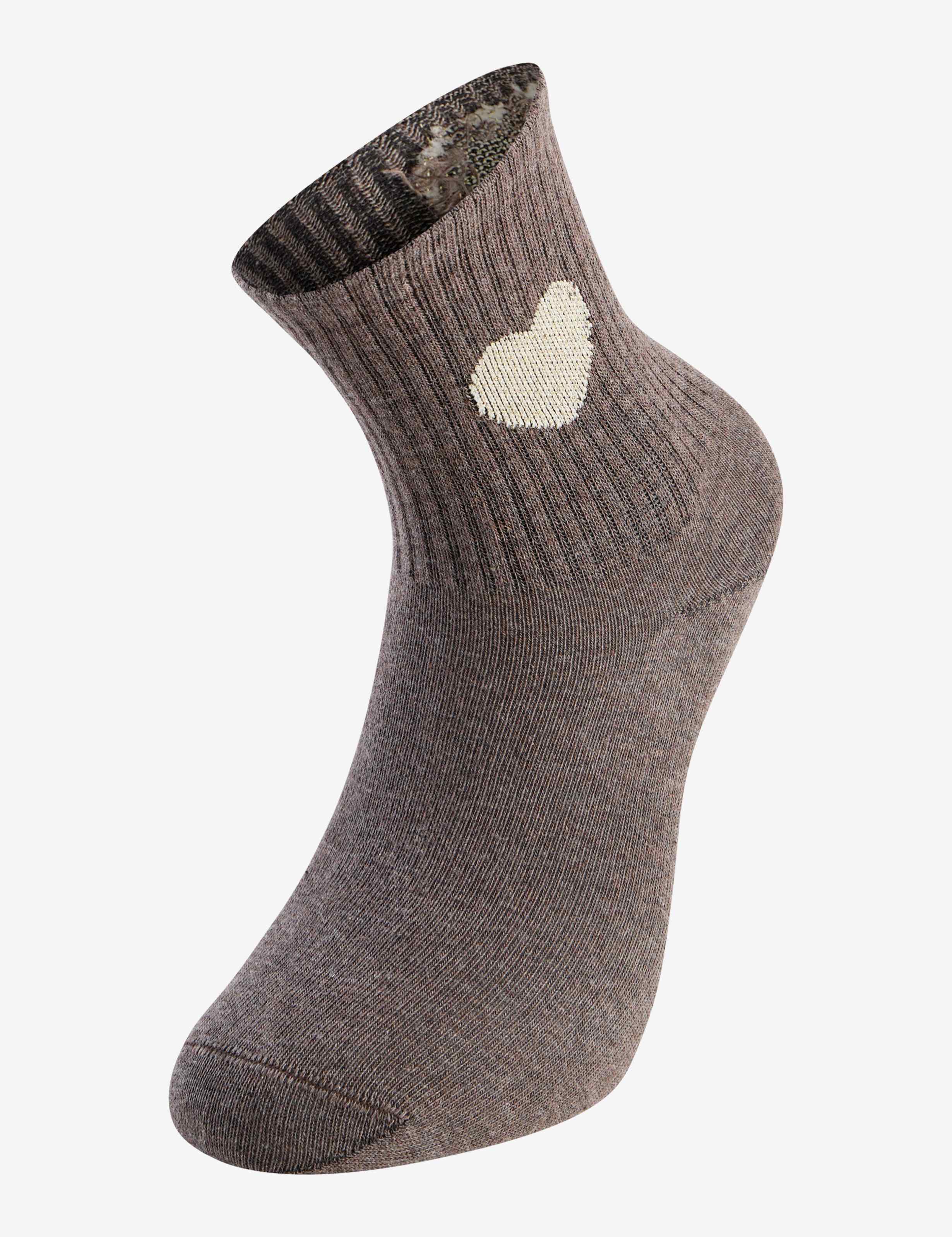 Dame Style DAMESTRØMPER Beige  Udskæring foran