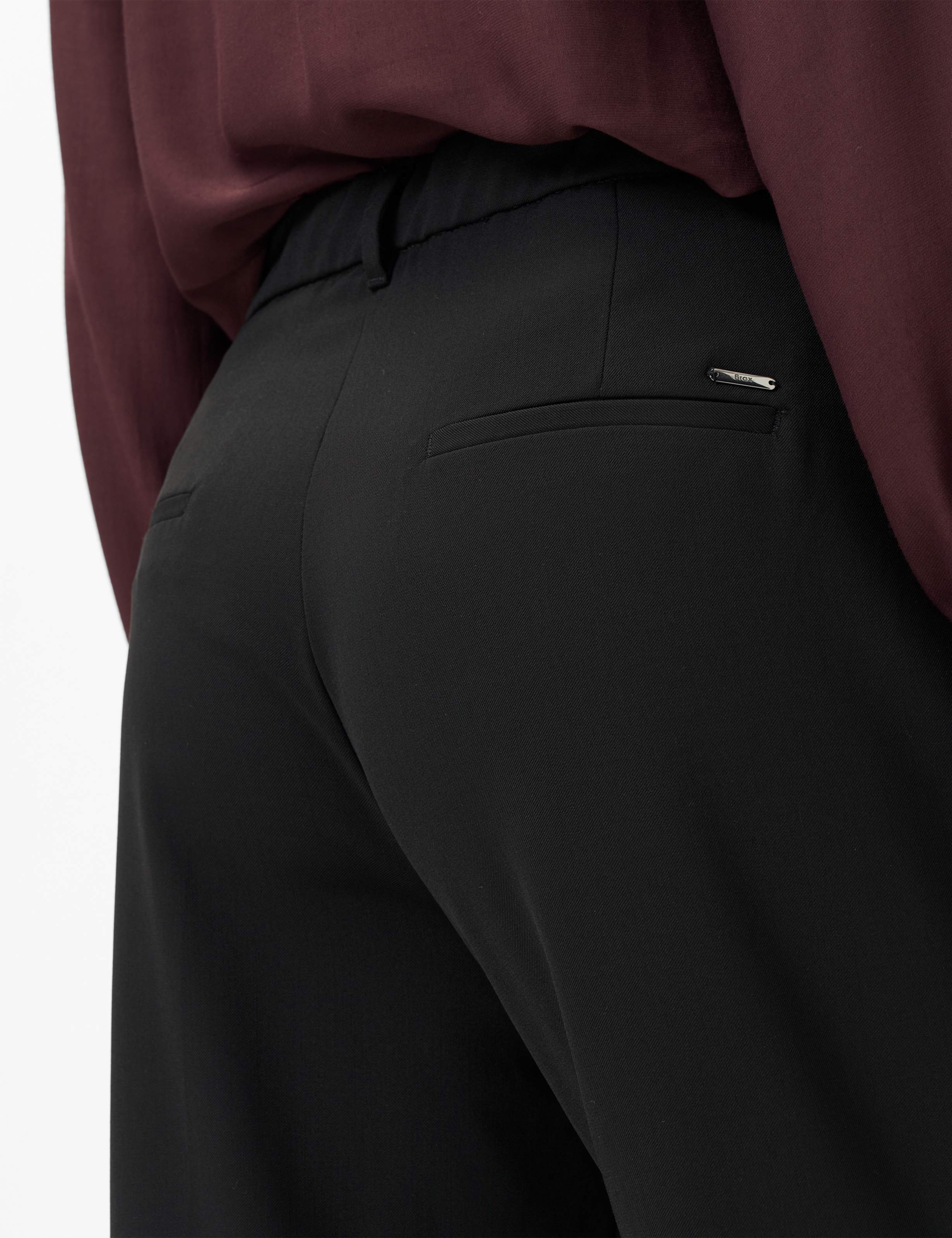 Damen Style MAINE Schwarz Wide Leg Detail 2