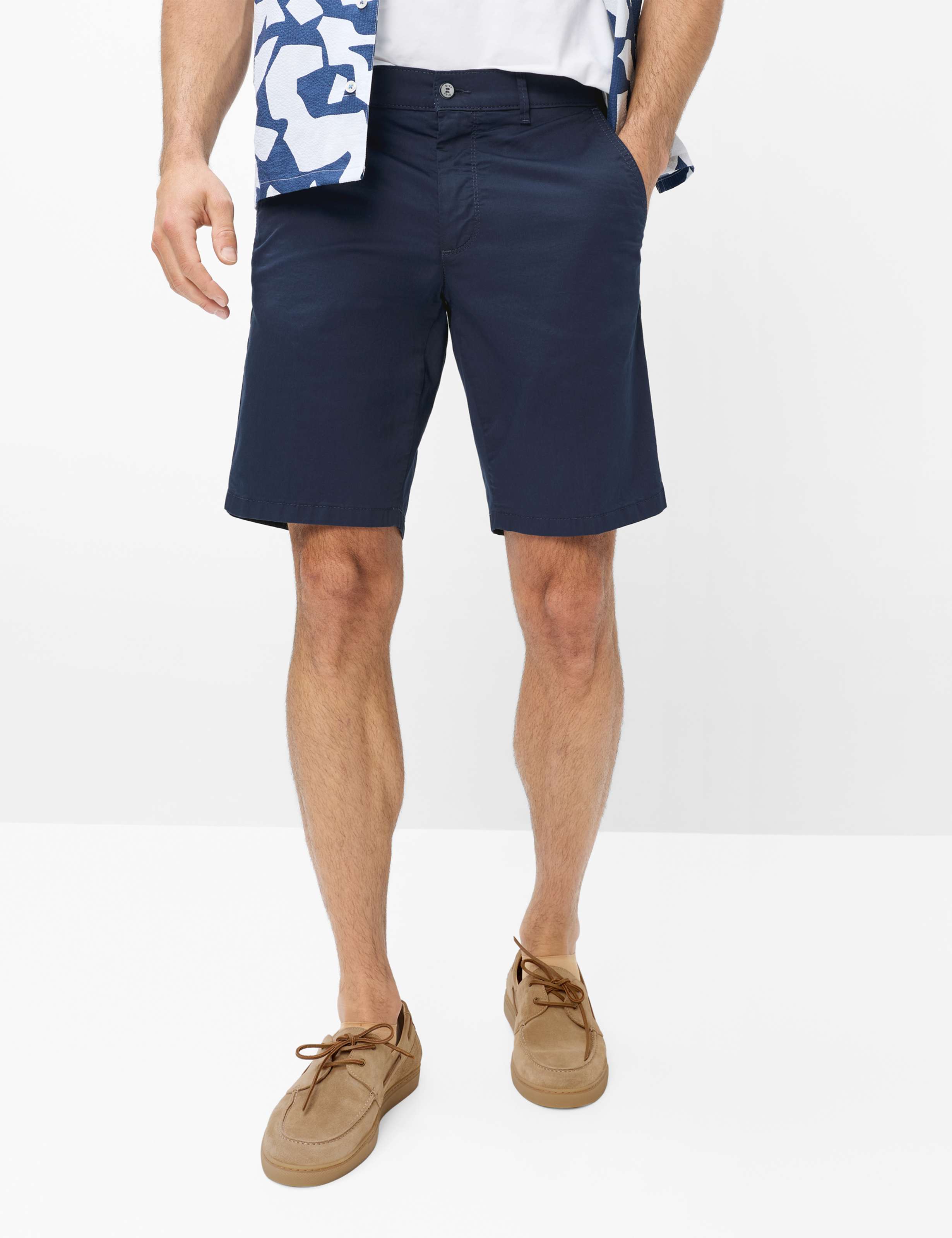 Brax Herren Bermuda Style BOZEN NIGHT, dunkelblau, Gr. 35