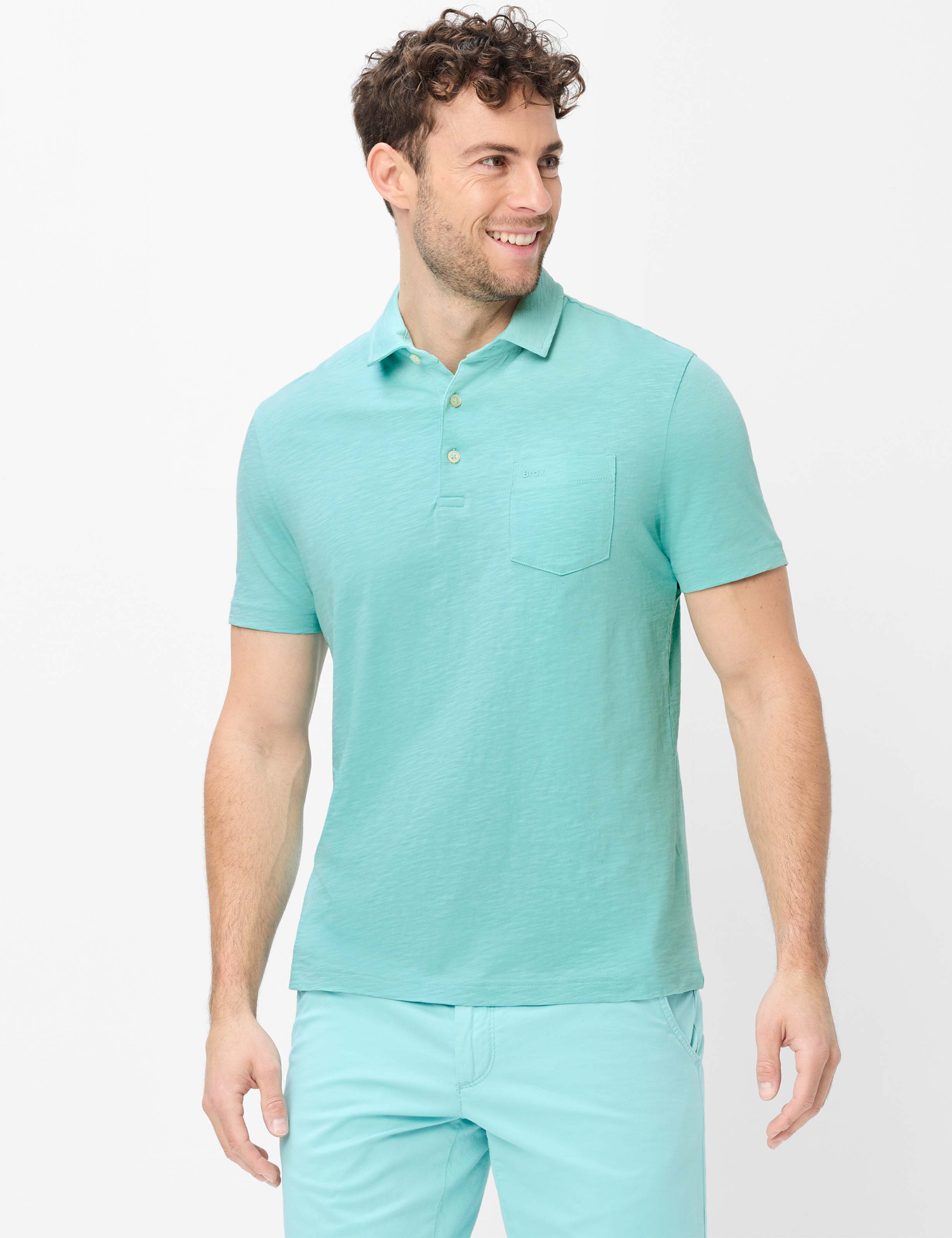 Brax Herren Polo Style PAVO mint Grün Mint, grün - mint, Gr. XXXL